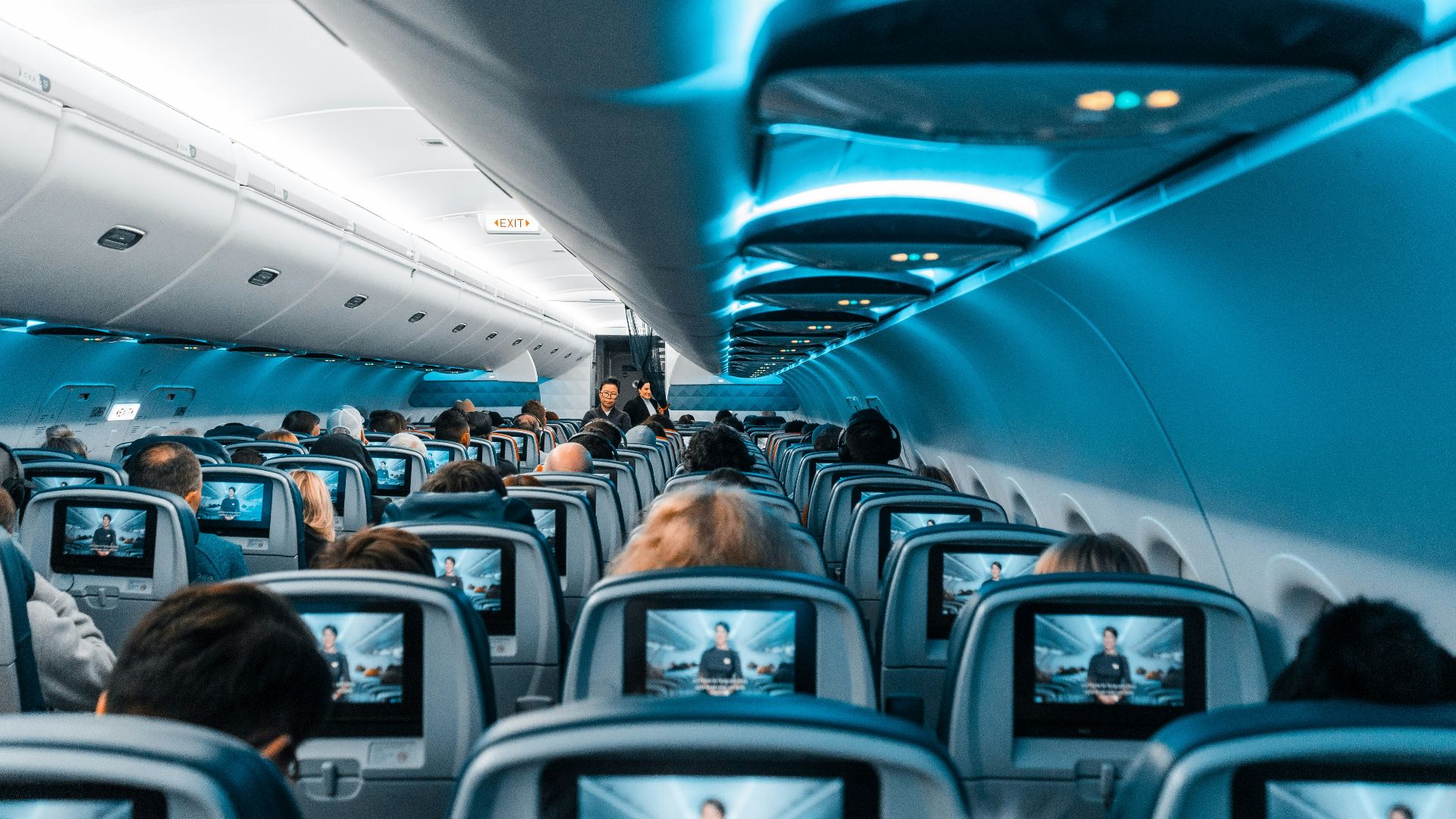 people in airplane during daytime