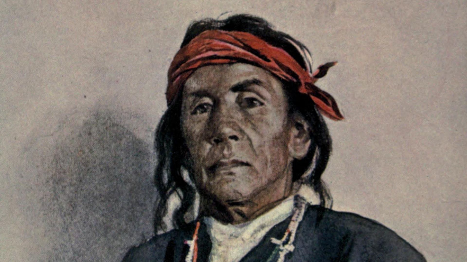 Juan Rey Abeita, a councillor from the Pueblo of Isleta. Illustration from Out West: A Magazine of the Old Pacific and the New.