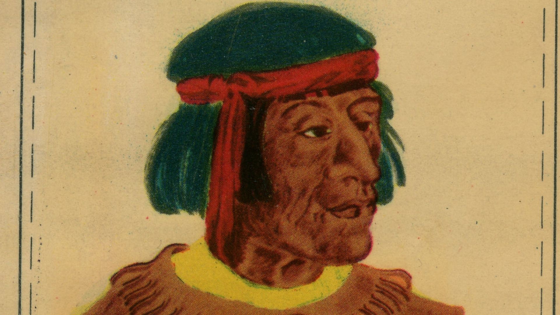 Pueblo Indian
Production Date: Circa 1940
Source Type: Postcard [Decal]
Printer, Publisher, Photographer: Art-Lac Decal Publishing Company
Postmark: None
Collection: Steven R. Shook
Remark: Arthur Braunstein was granted a U.S. patent for this transferable