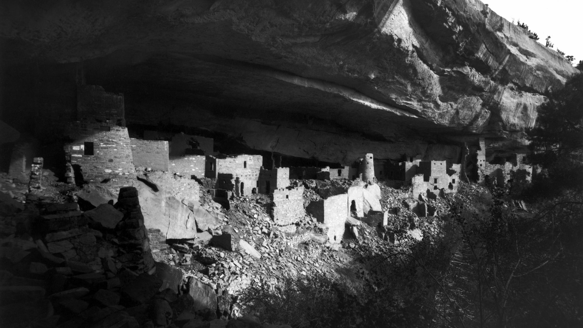 Cliff Palace in Mesa Verde in southwestern Colorado.