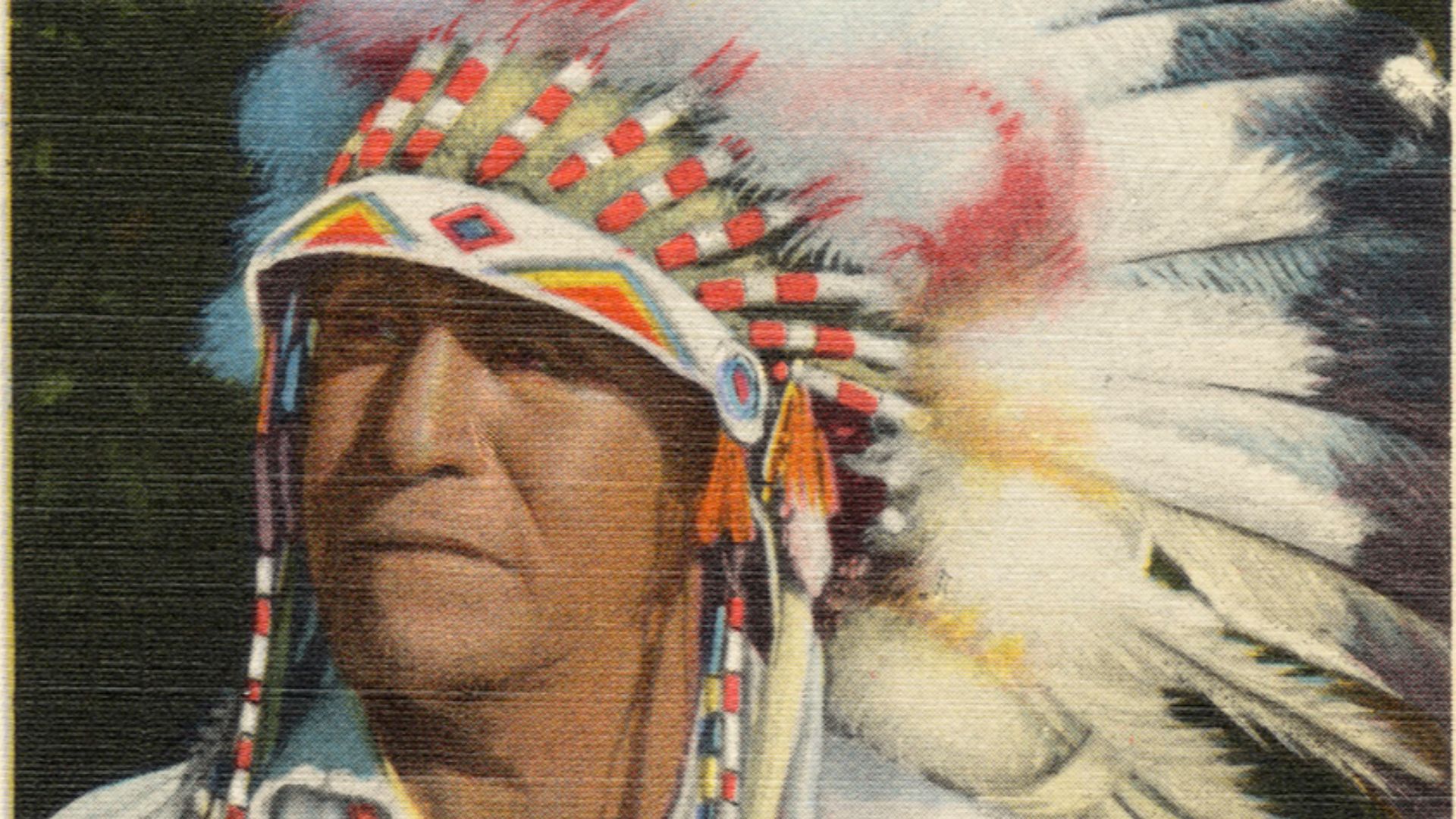 File:An Indian Chief, Cherokee Indian Reservation adjoining Great Smoky Mountains National Park (6886640019).jpg