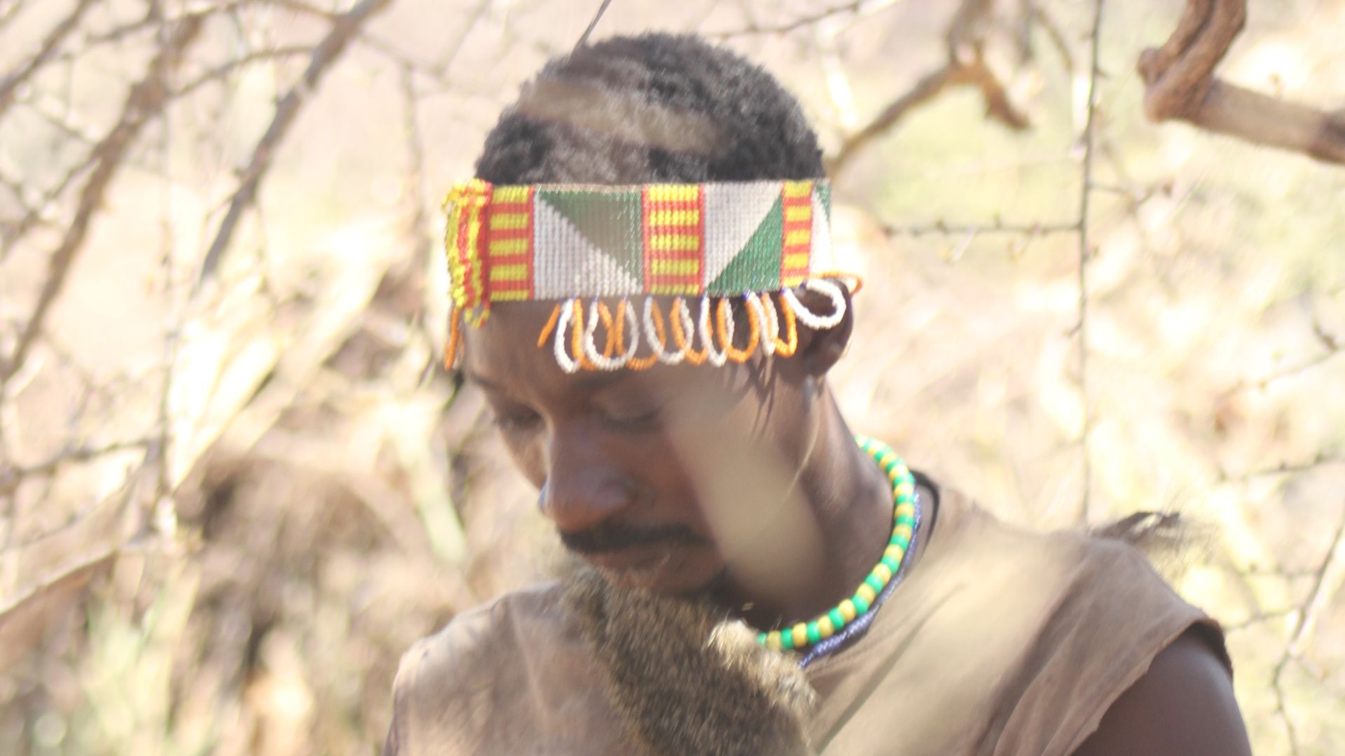 This is an image of Cultural Fashion or Adornment from