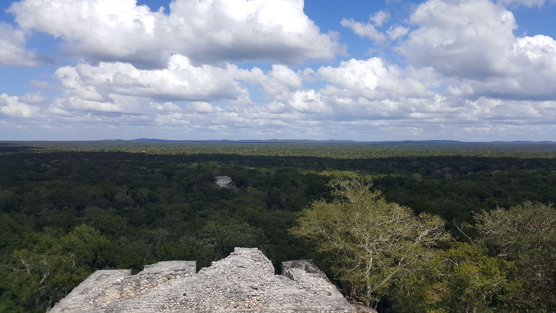 Structure 2, Grand Plaza, Calakmul Archeological Zone, Campeche, MEXICO