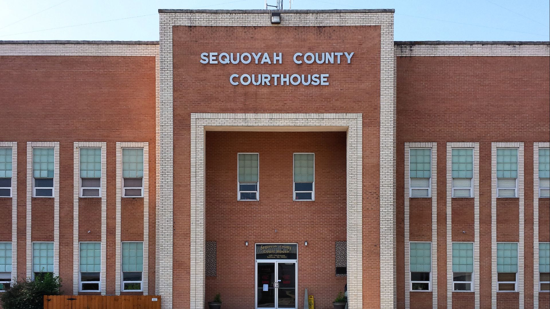 The Sequoyah County Courthouse in Sallisaw, Oklahoma, United States.