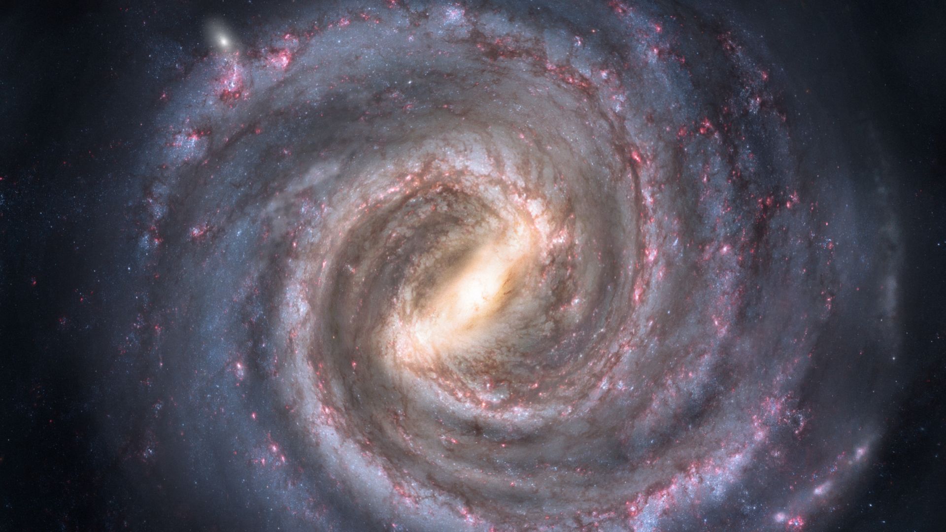 Artist's conception of the Milky Way galaxy.
