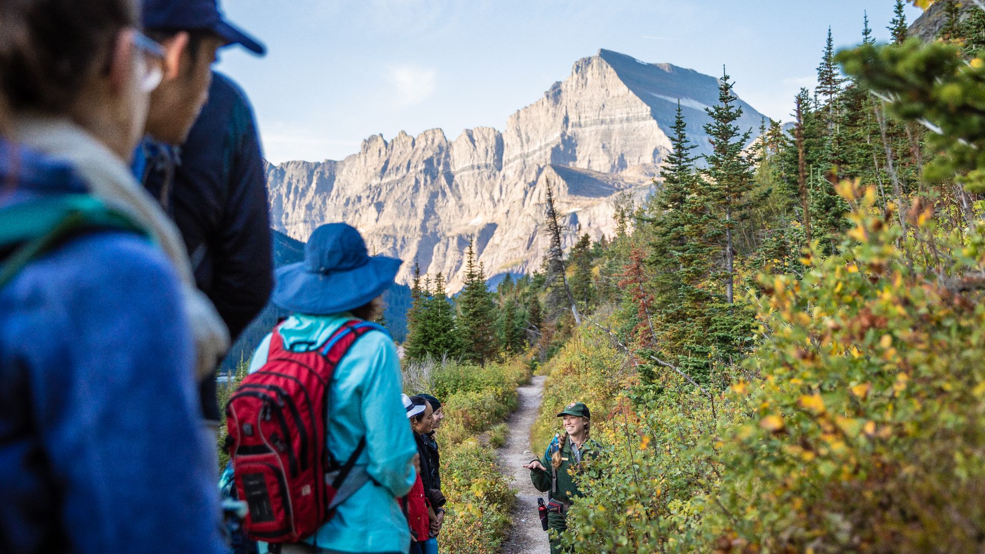 Park Ranger Leading a Hike