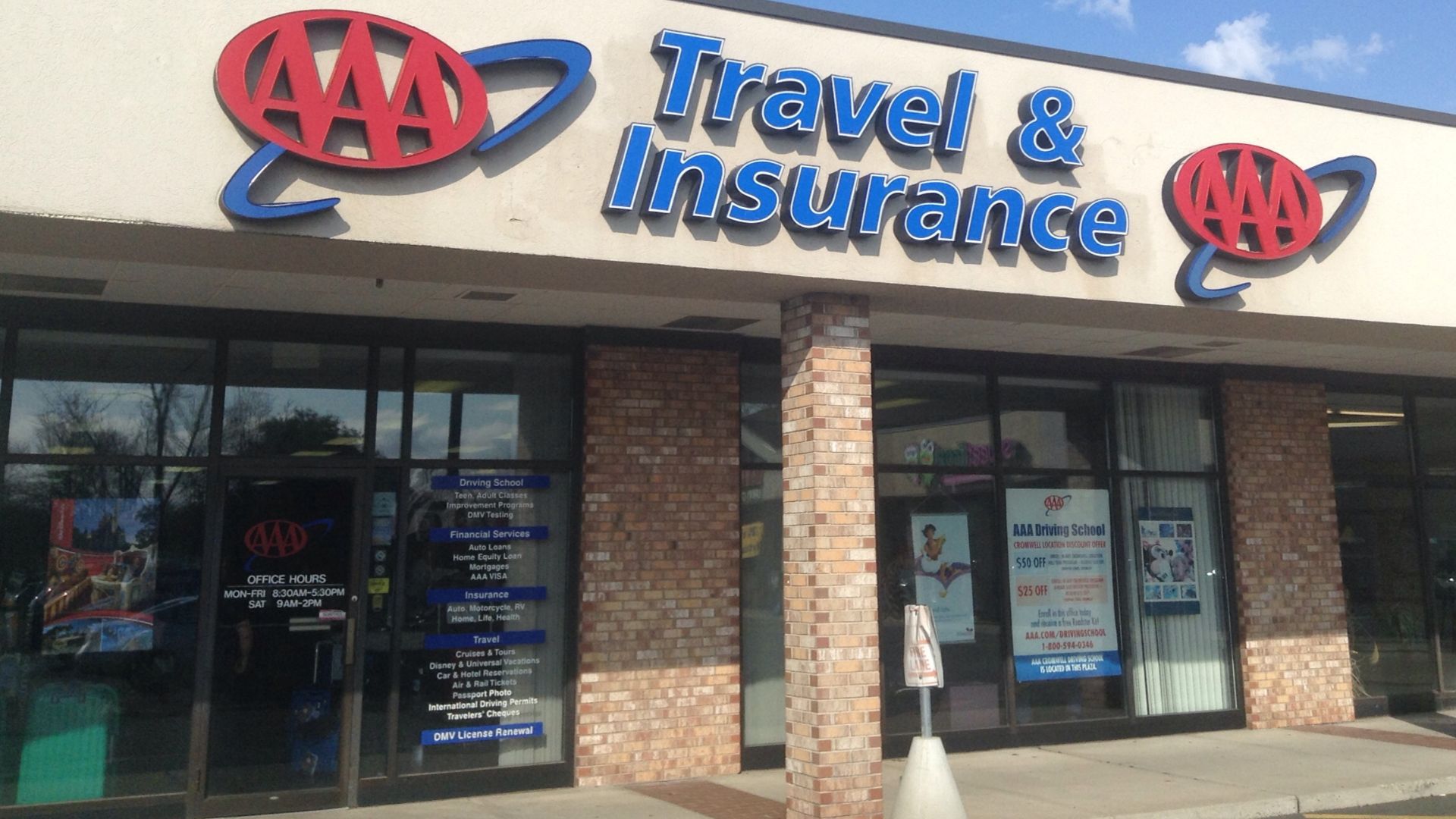 AAA Automobile Association of America, AAA Travel and Insurance Store Front Location   5/2014 Pics by Mike Mozart of TheToyChannel and JeepersMedia on YouTube. #AAA #AutomobileAssociationofAmerica #AAAStore #AAASign #AAALogo #AAATravel #AAAInsurance