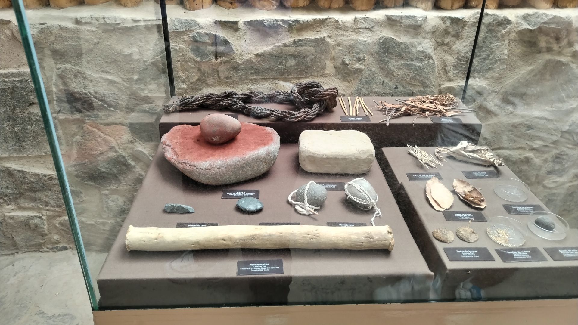 elements found in the citadel of Caral