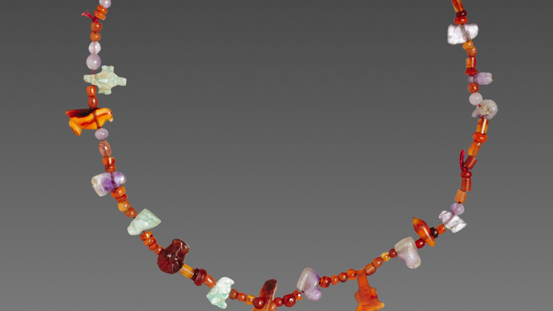 File:Egypt, Middle Kingdom, mostly Dynasty 12 - Necklace of Amulets - 1914.754 - Cleveland Museum of Art.jpg