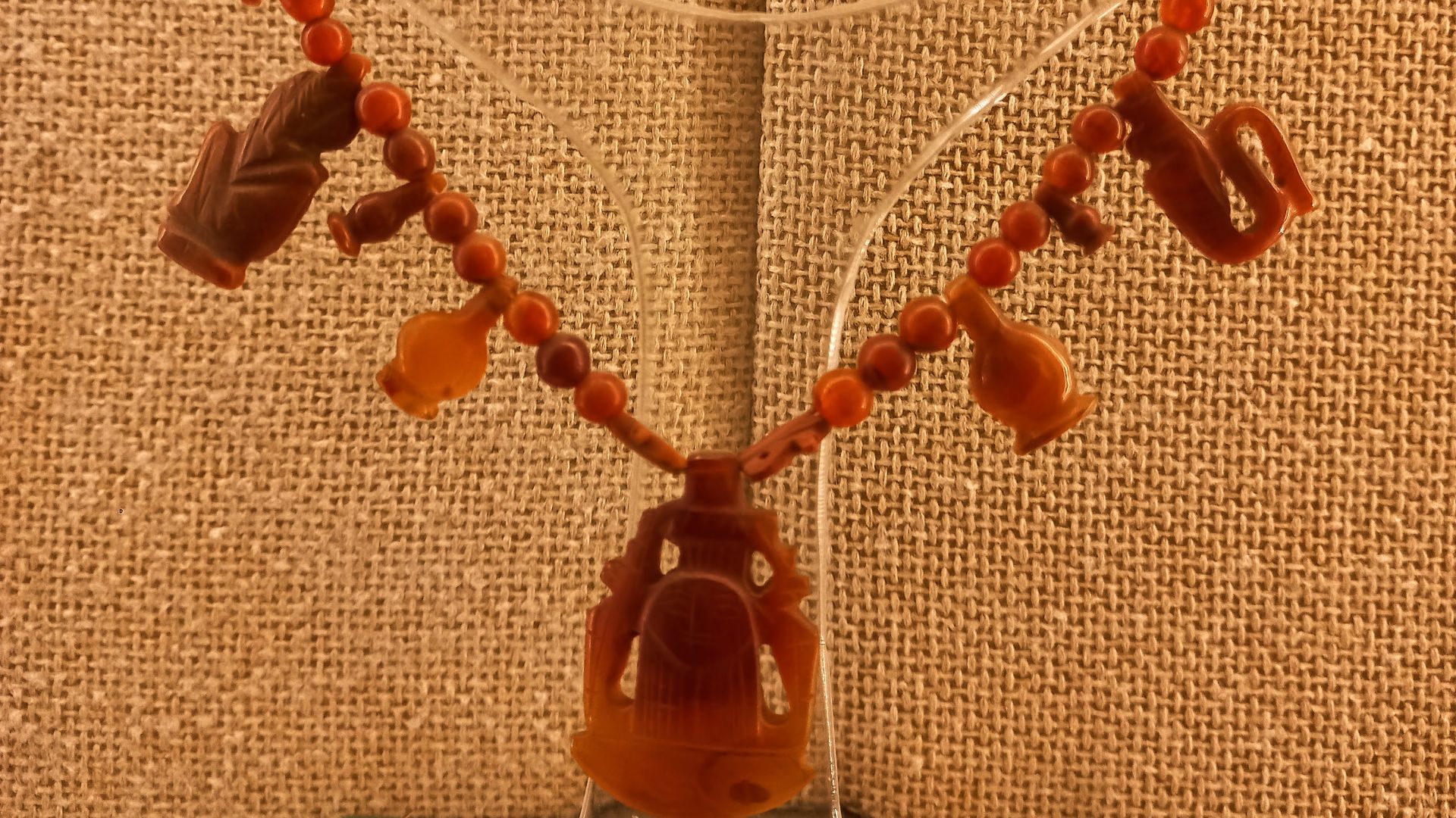 Egptian Amulet Necklace, Albert Hall Museum, Jaipur, India