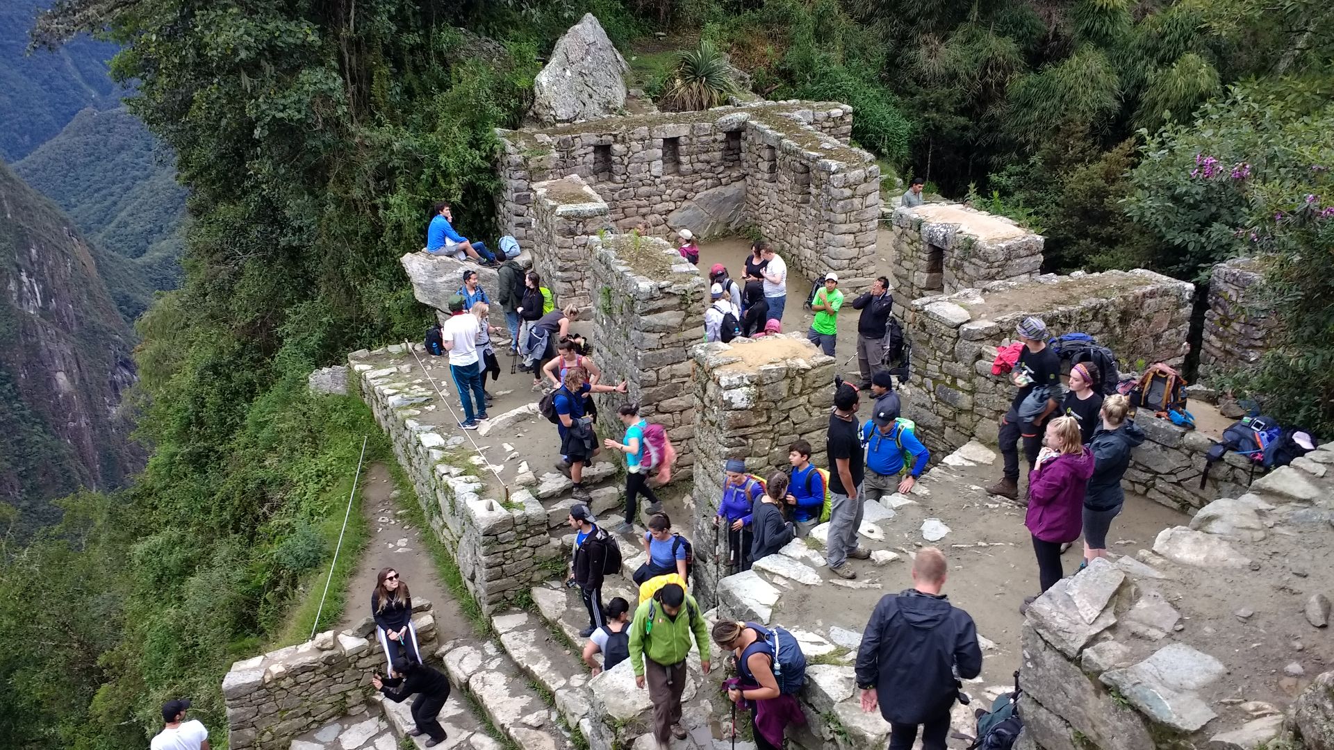 Inti Punku (Sun Gate) at Machu Picchu.
