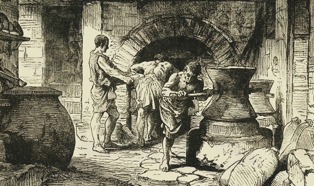 Gettyimages - 1160953619, A Roman Bakery