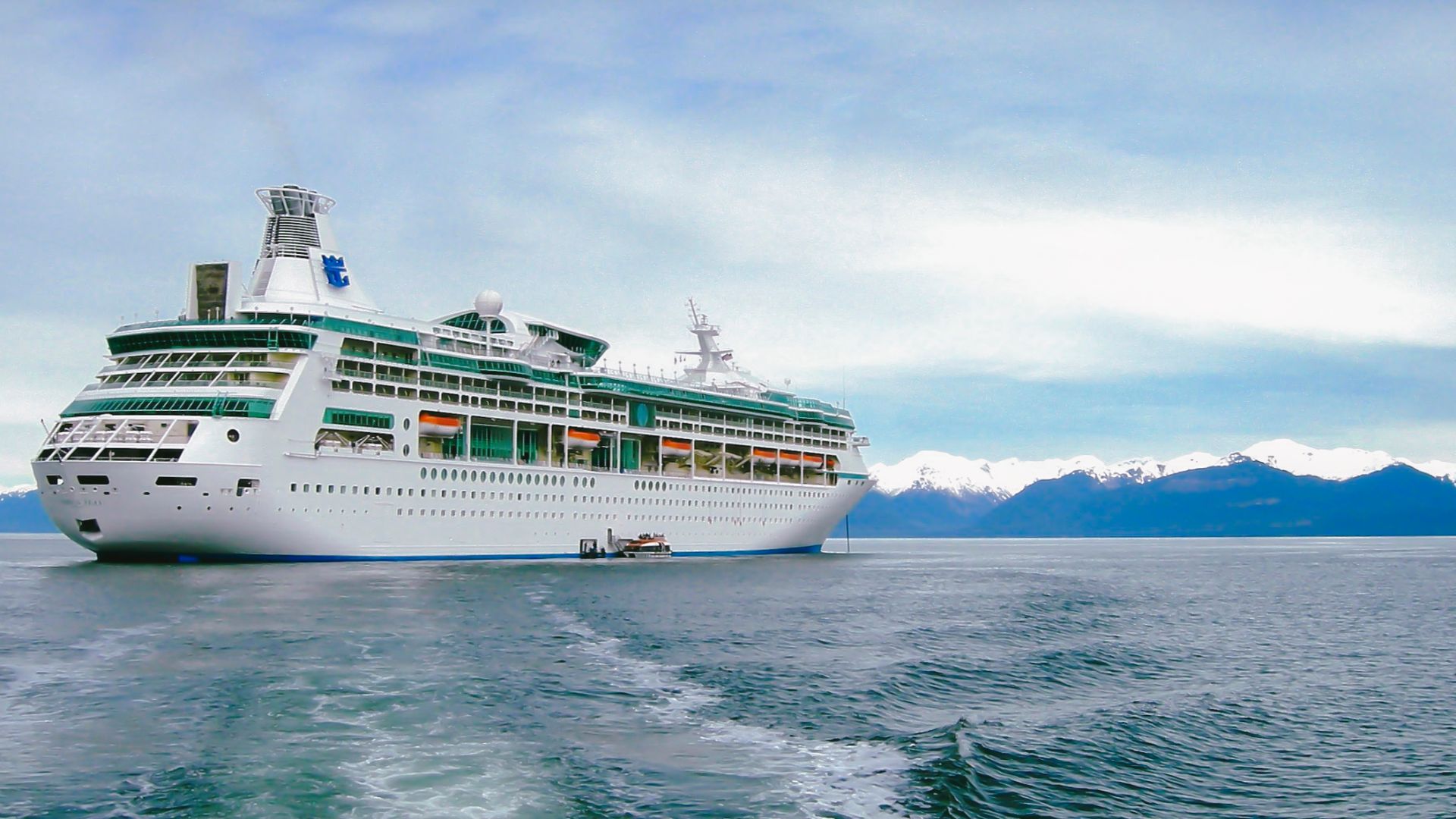 Vision of The Seas cruise ship by Royal Caribbean International, in Alaska