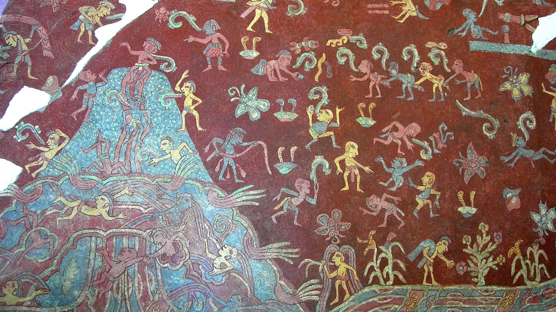 File:Tepantitla Mountain Stream mural Teotihuacan (Luis Tello).jpg