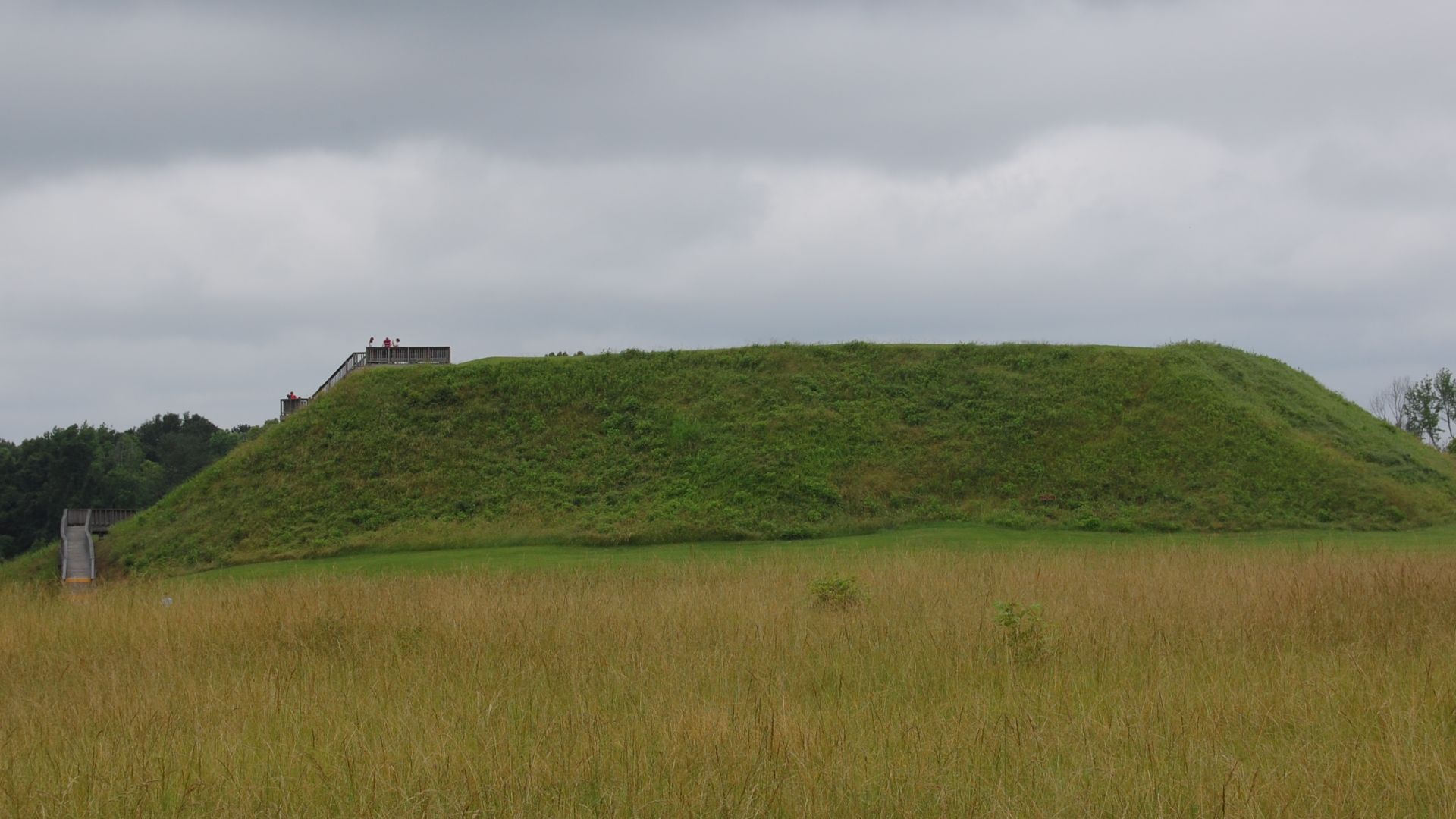 Great Temple Mound at Ocmulgee National Monument