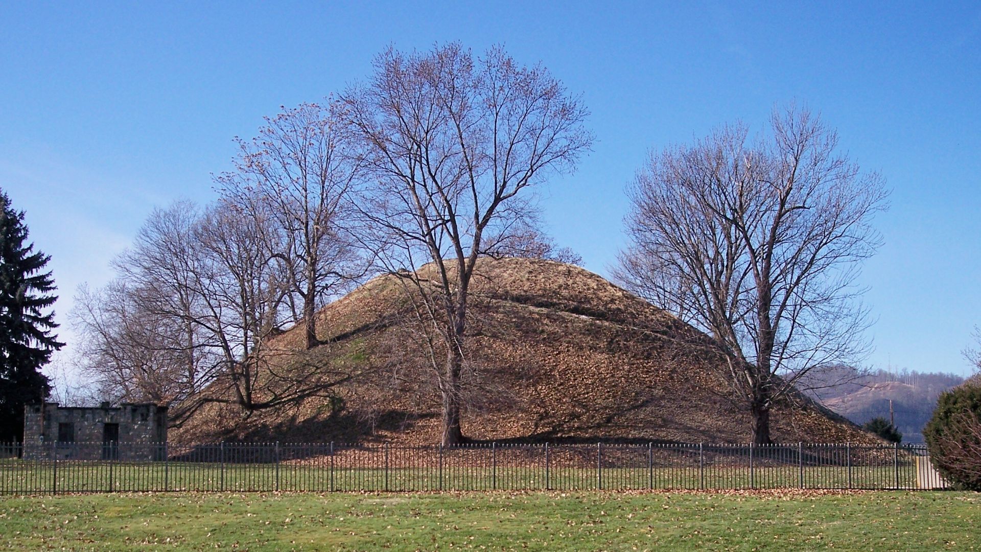 Grave Creek Mound in Moundsville, West Virginia
