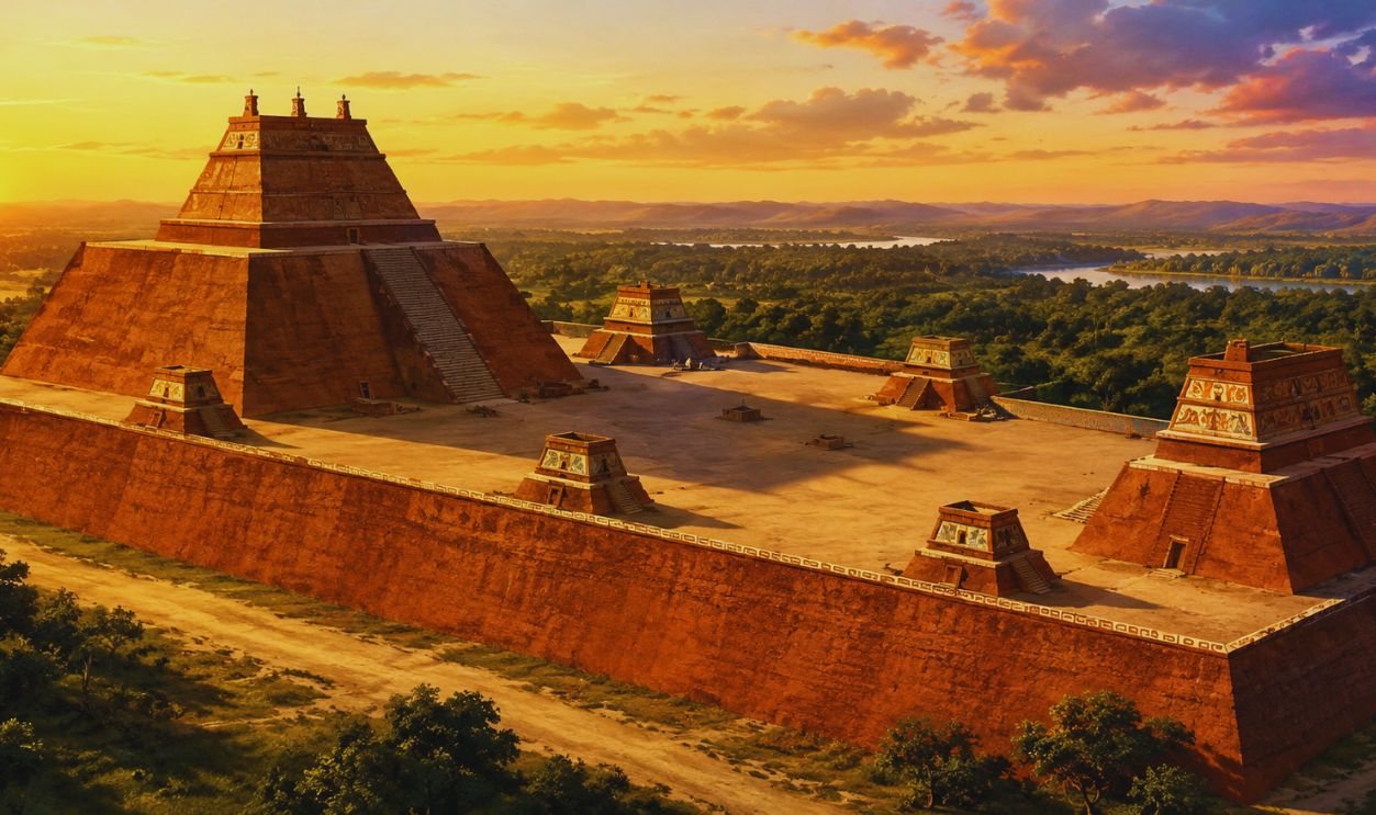 Mound builder city