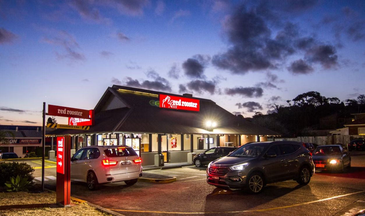 Red rooster, drive-thru, Carlton, NSW