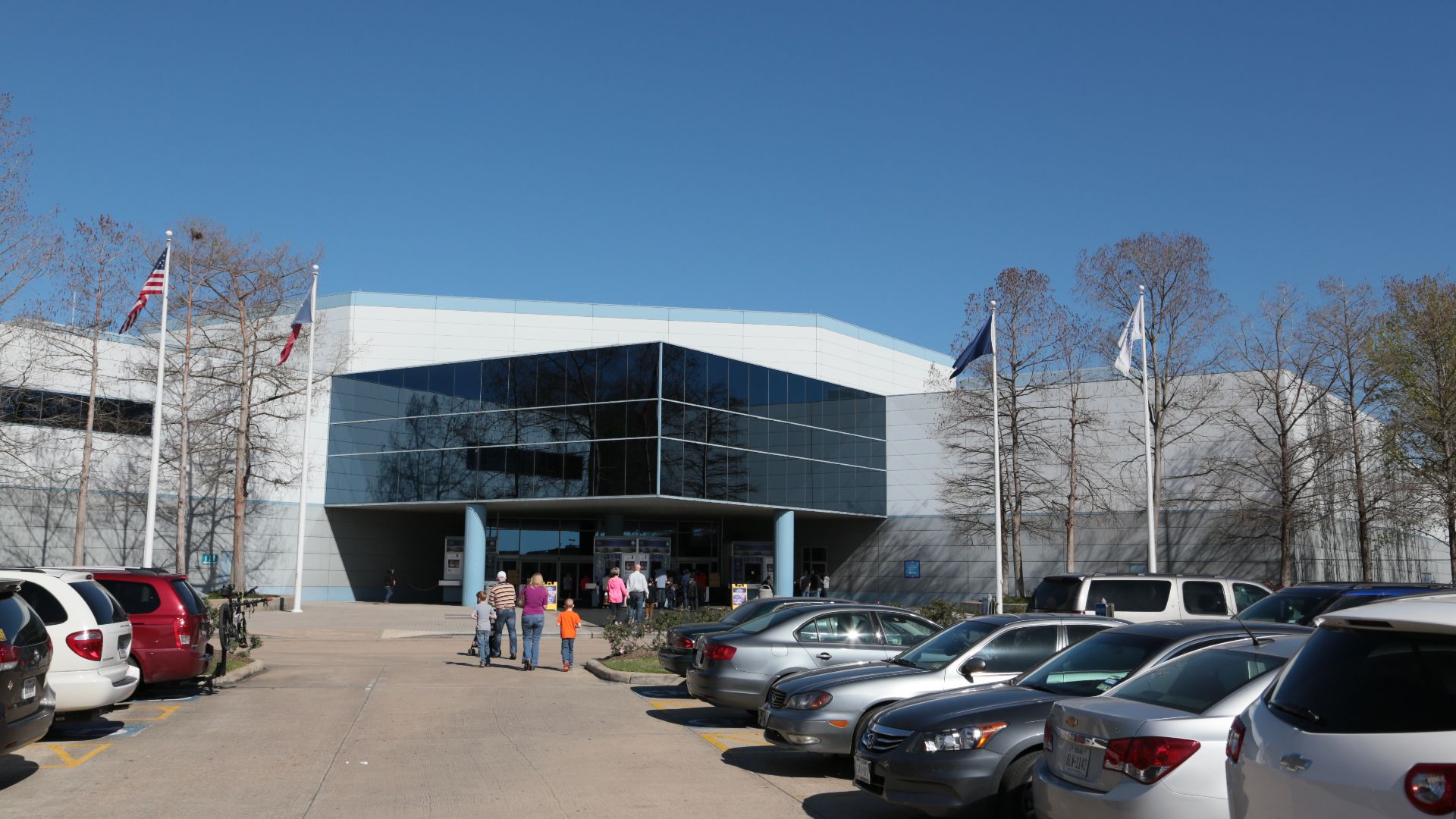 Space Centre Houston, entrance of the Lyndon B. Johnson Space Center
