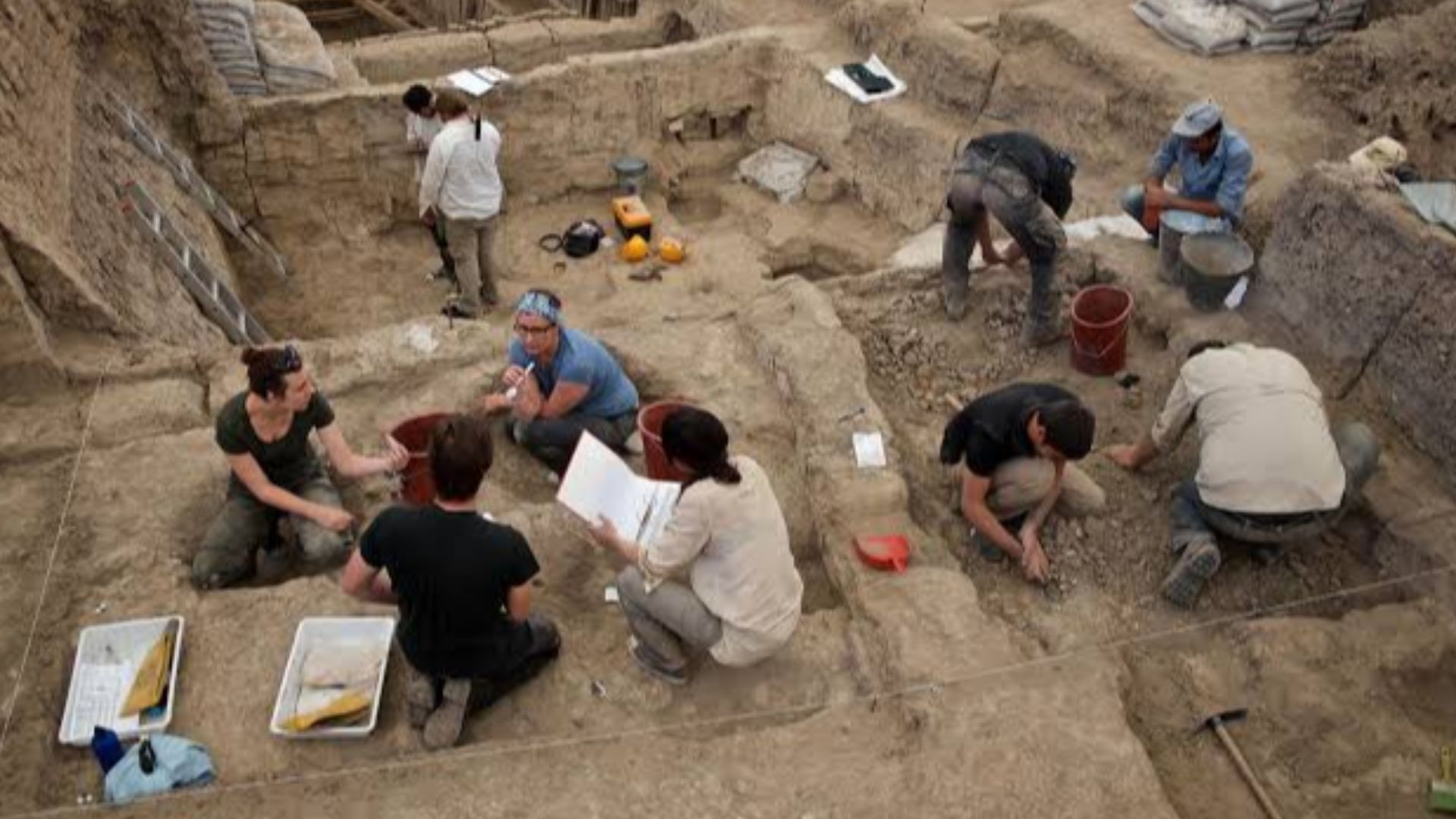 The techniques used in archaeology