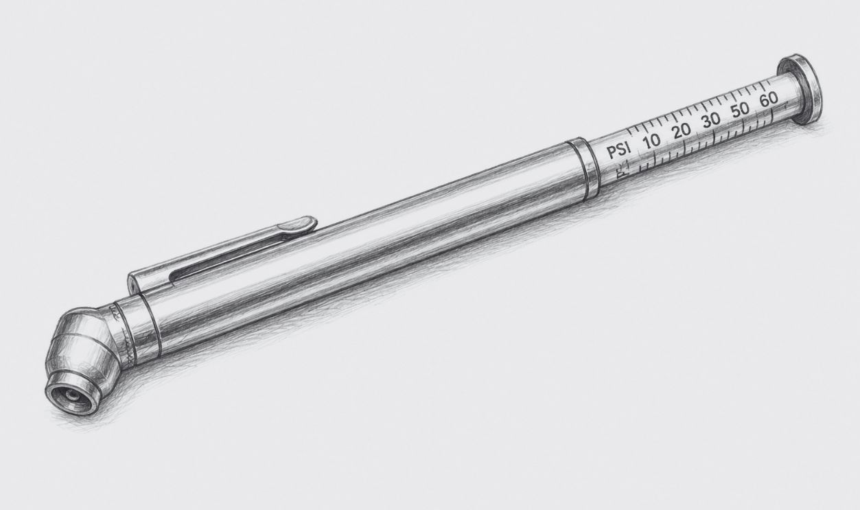 Pencil Style Tire Pressure Gauge