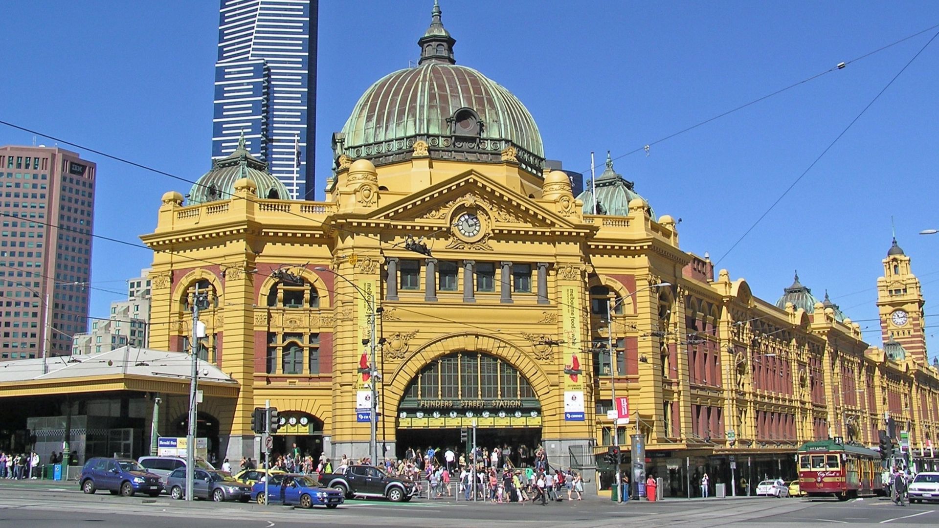 Melbourne public transport centre, Flinders Street Station