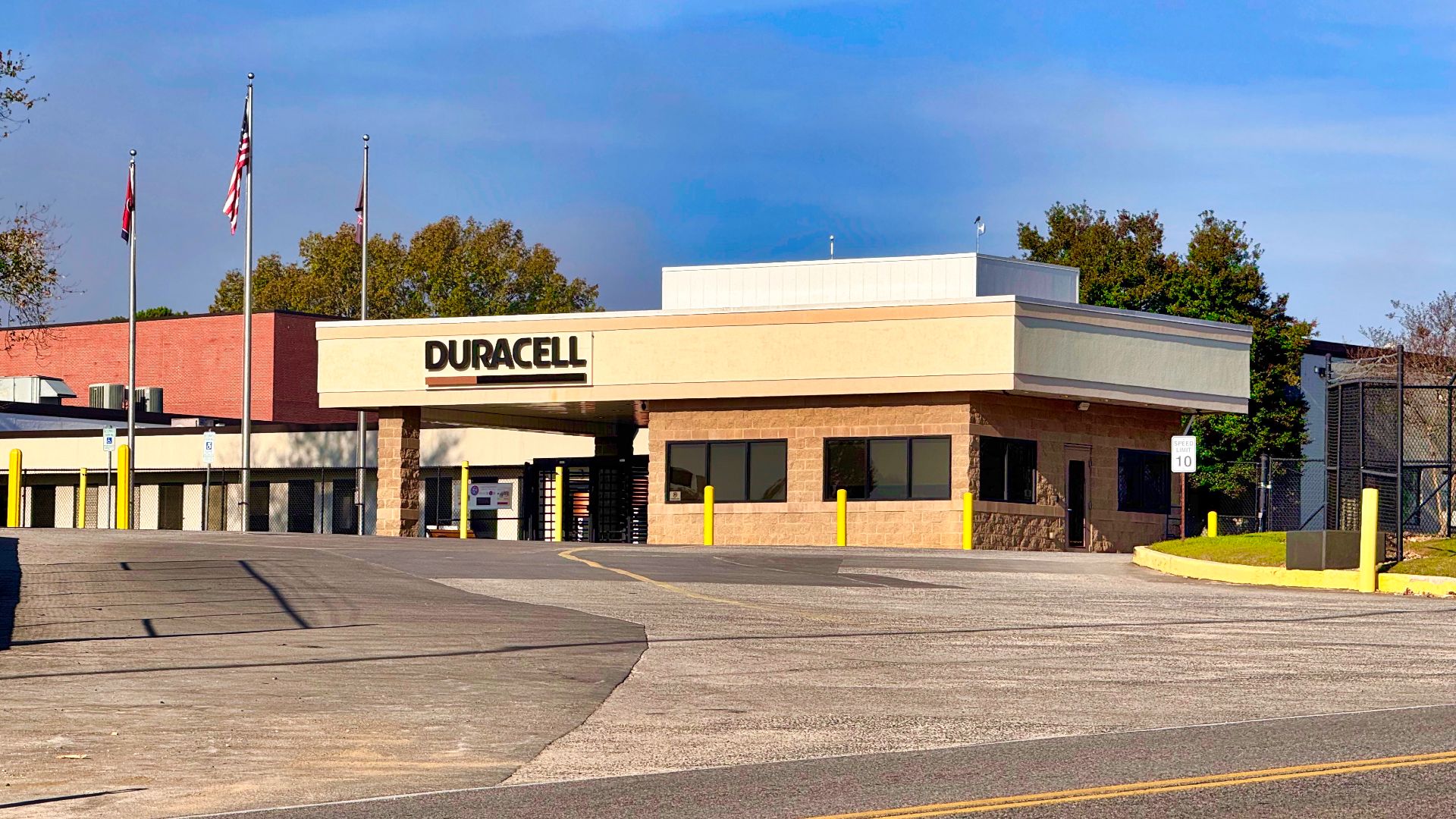 A Duracell battery factory in Cleveland, Tennessee