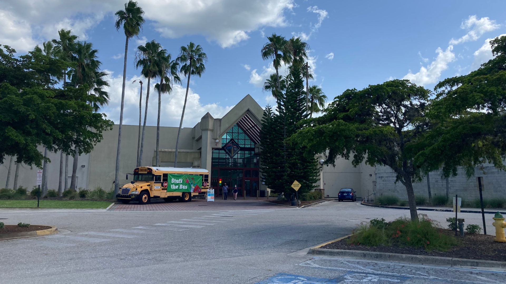 Entrance on the north side of the Port Charlotte Town Center mall, near the Charlotte County Public Schools office that includes Career Quest.