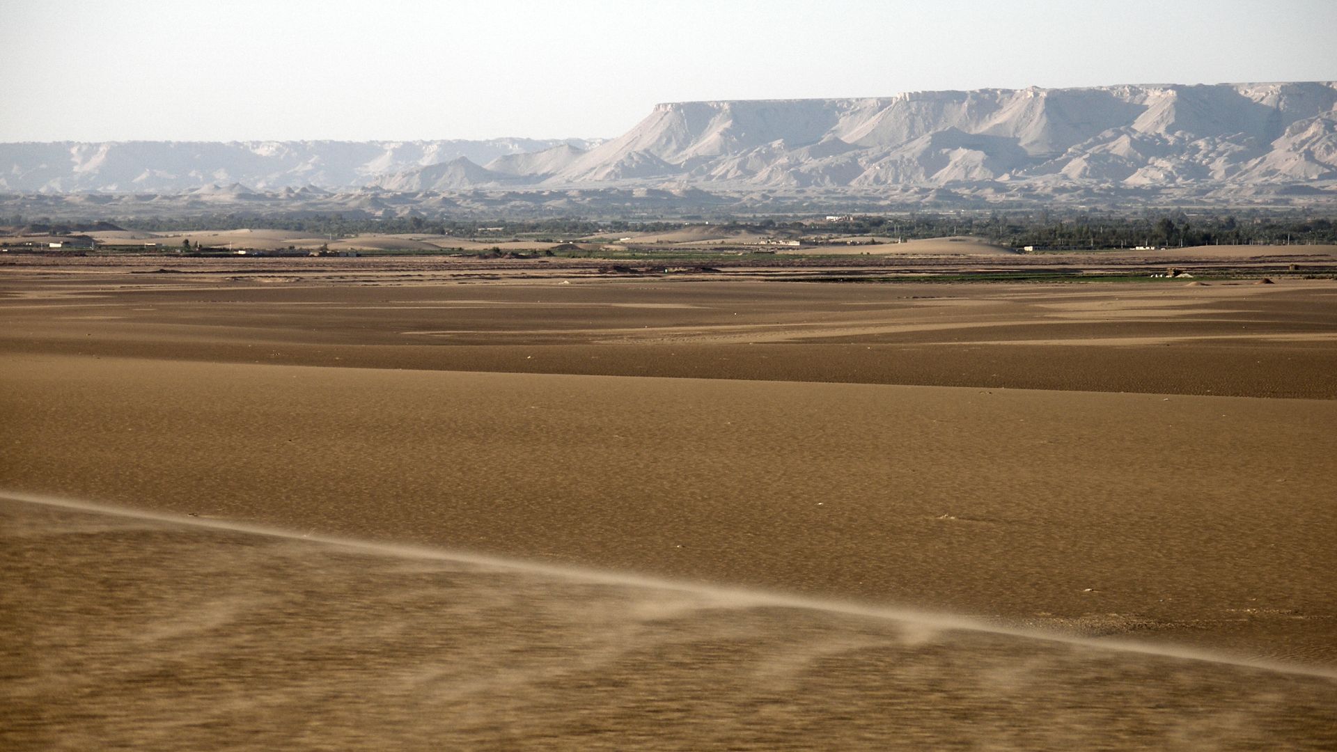 Dakhla Oasis, Egypt. Libyan Desert forms the northern and eastern part of the Sahara Desert, the world's largest hot desert. Libyan Desert is one of the driest, harshest and most remote parts of the Sahara. Sand plains, dunes, ridges, and some depressions