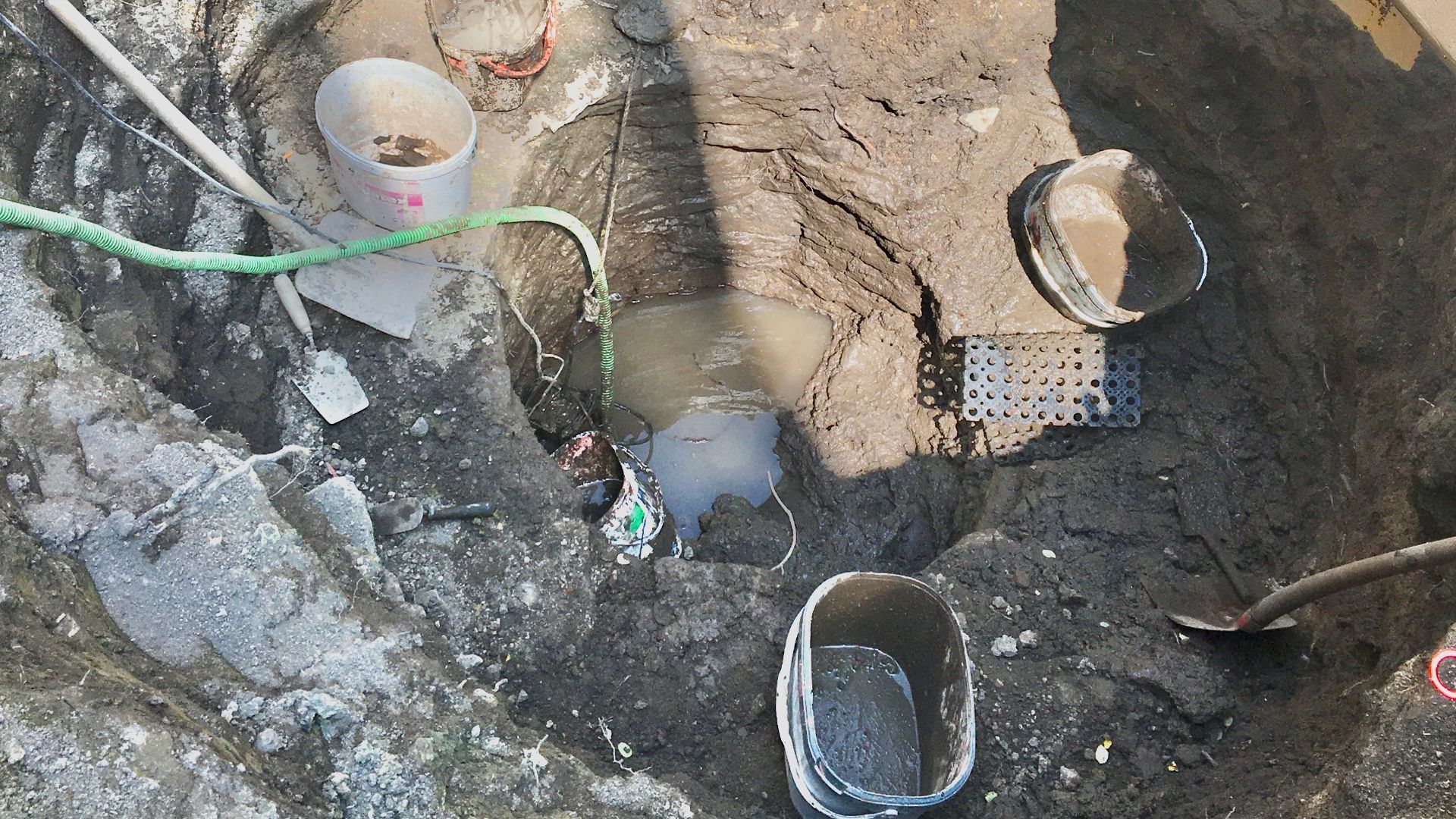 Archeological excavations in Geleitstrasse 4, Weimar, Thuringia