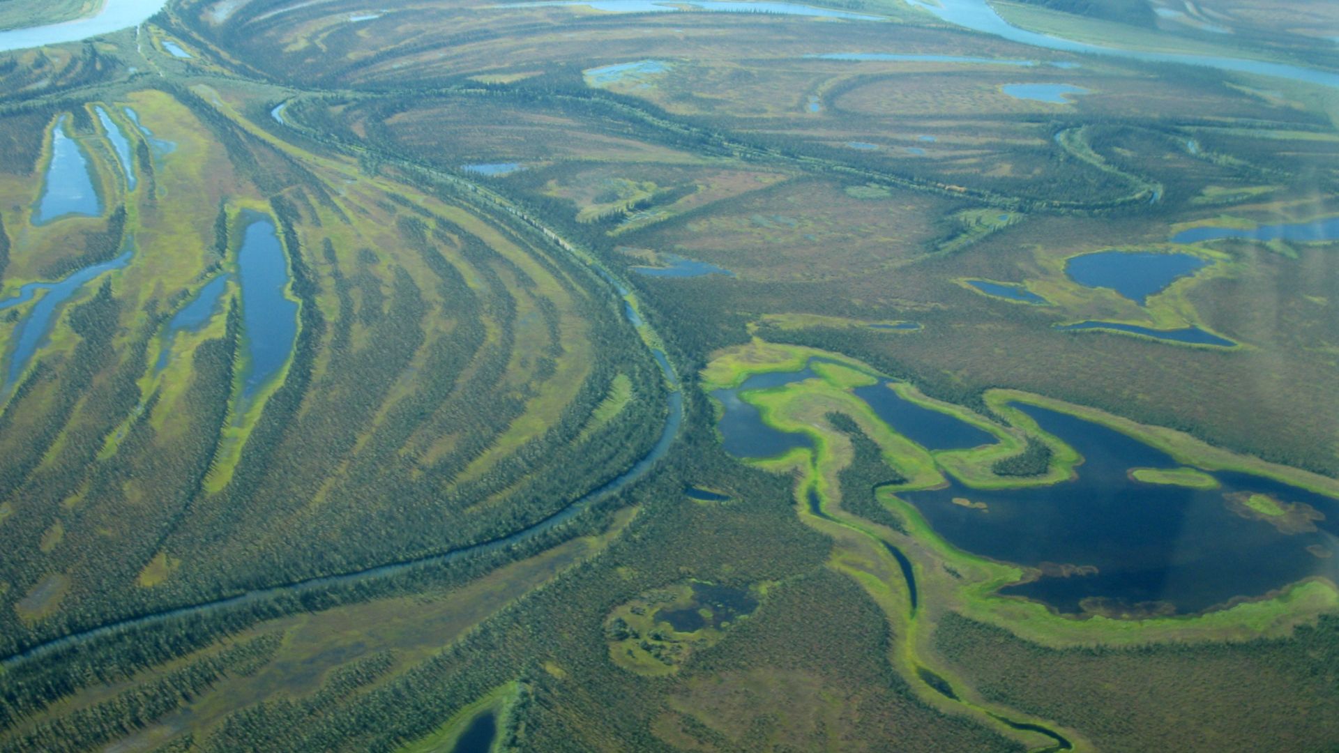 Kobuk River, hydrology, meanders