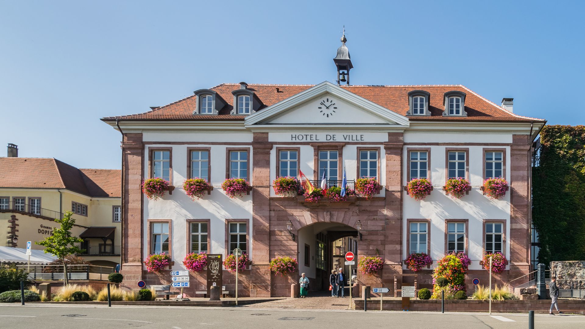 Town hall of Riquewihr, Haut-Rhin, France