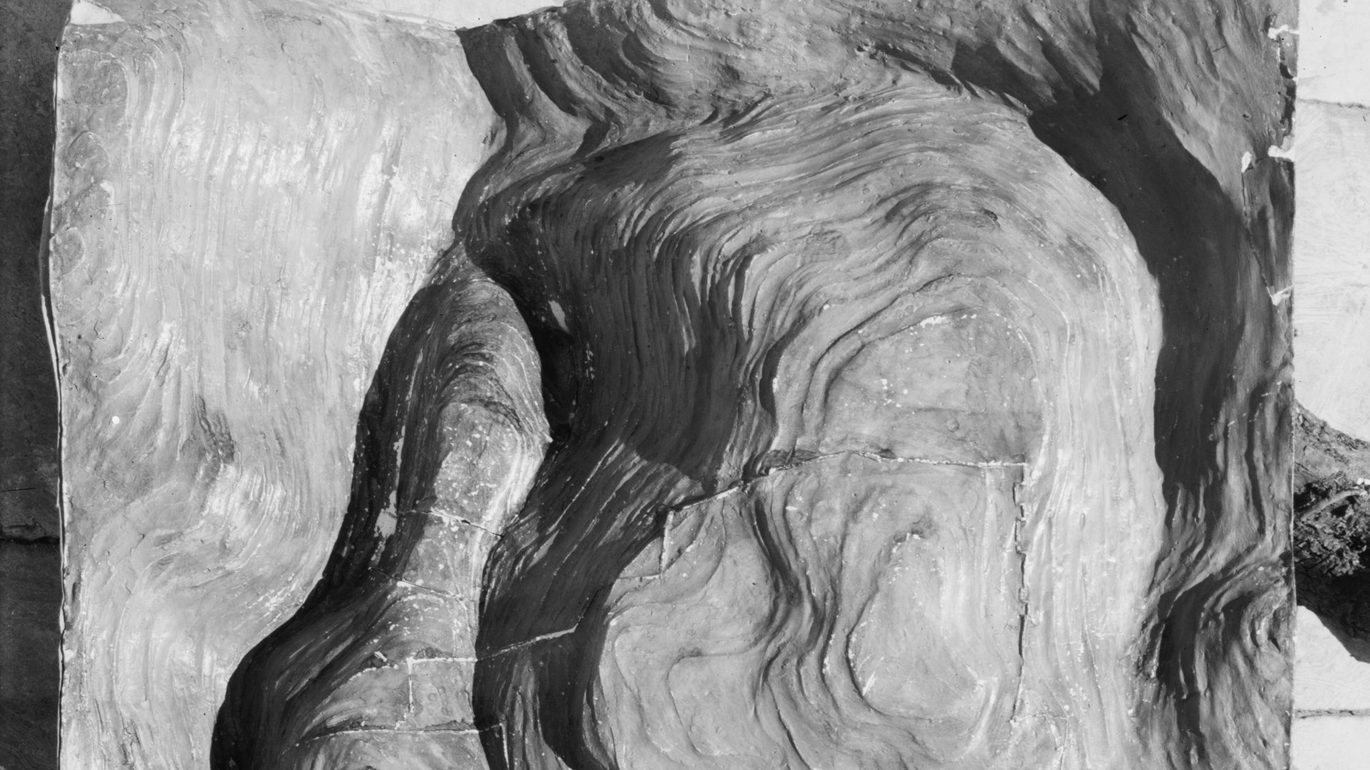 Title: Copy of relief map showing original topography of Jerusalem
Abstract/medium: G. Eric and Edith Matson Photograph Collection

Physical description: 1 negative :