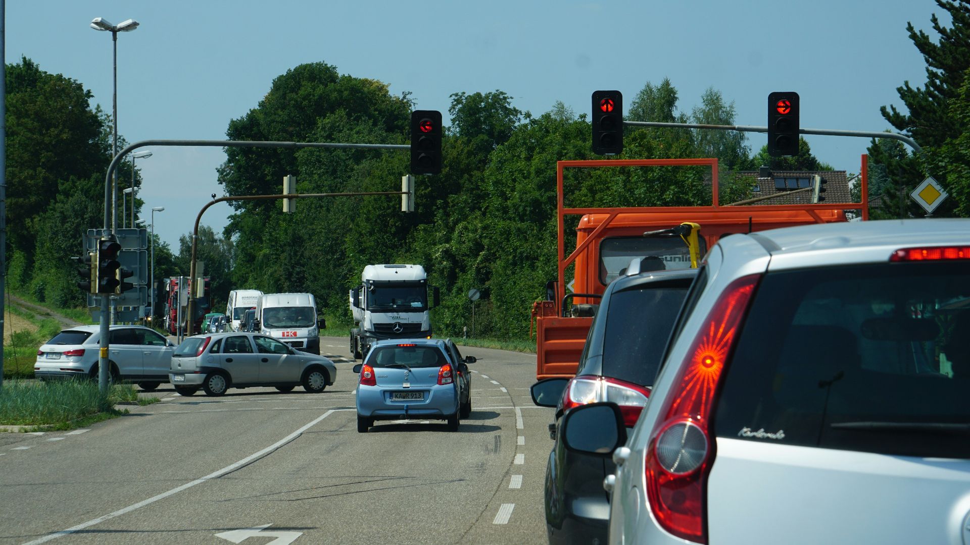 cars on road during daytime