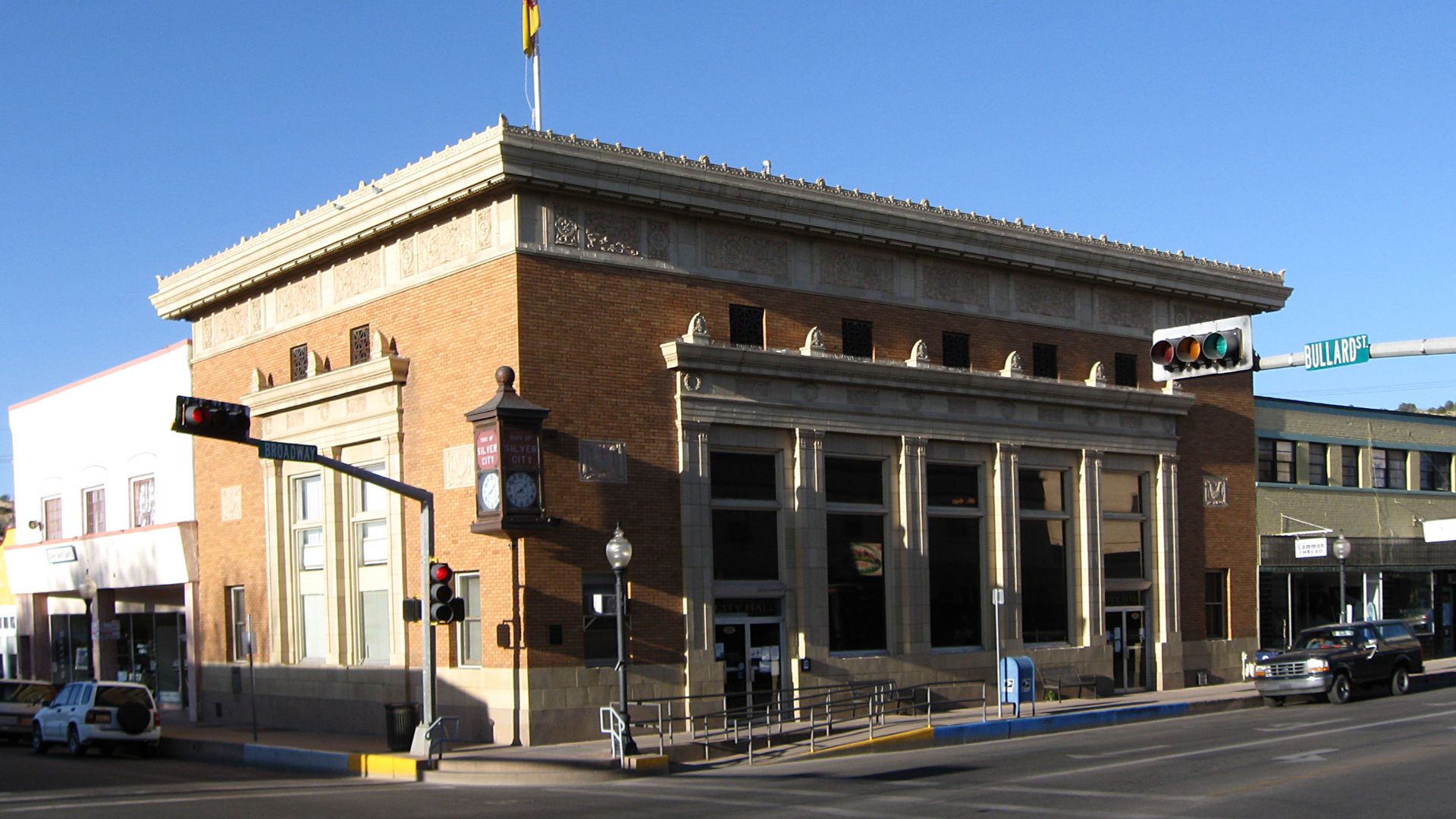 Silver City (New Mexico) City Hall, located at 101 West Broadway.