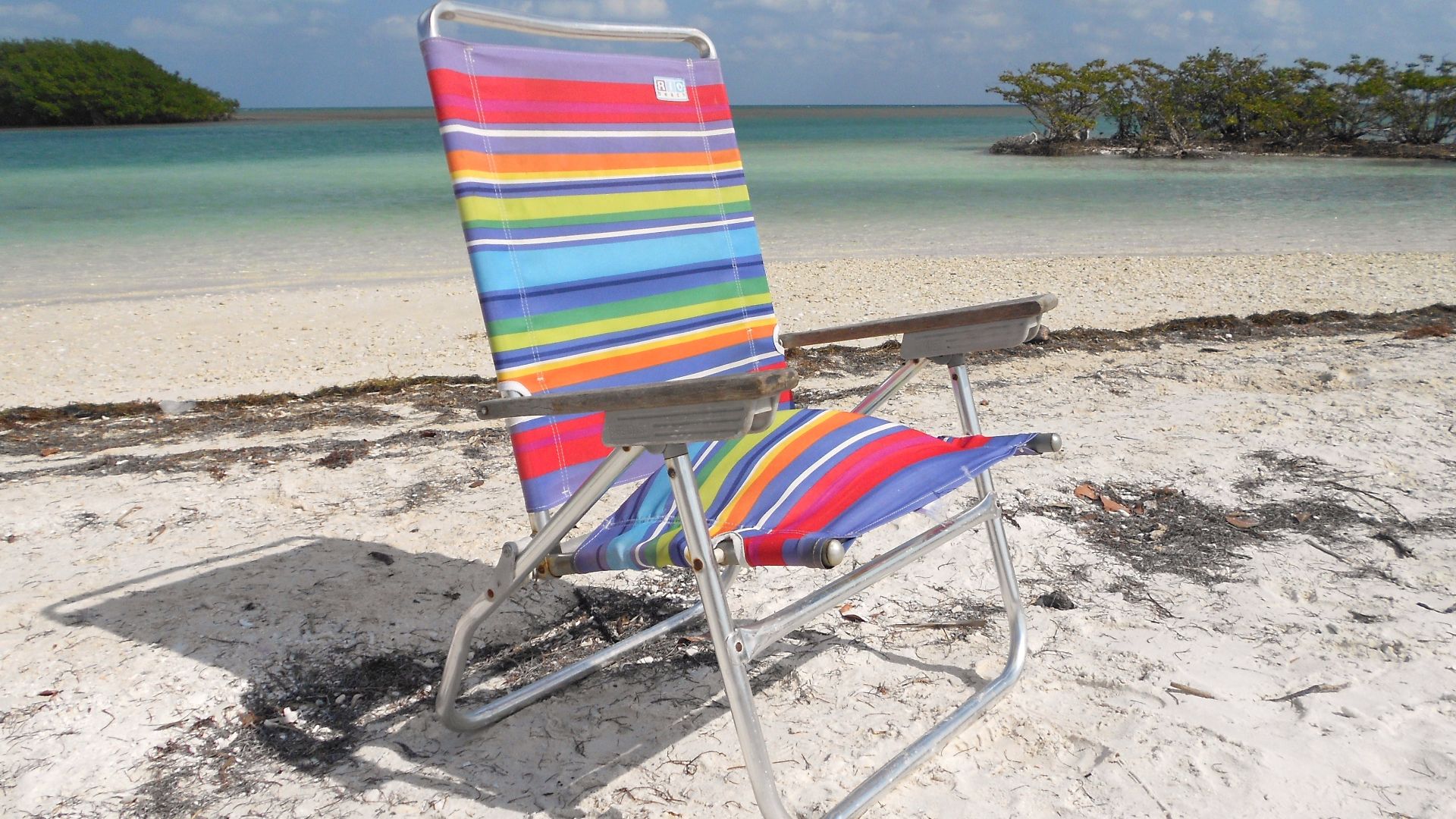 Beach Chair in Boca Chita.