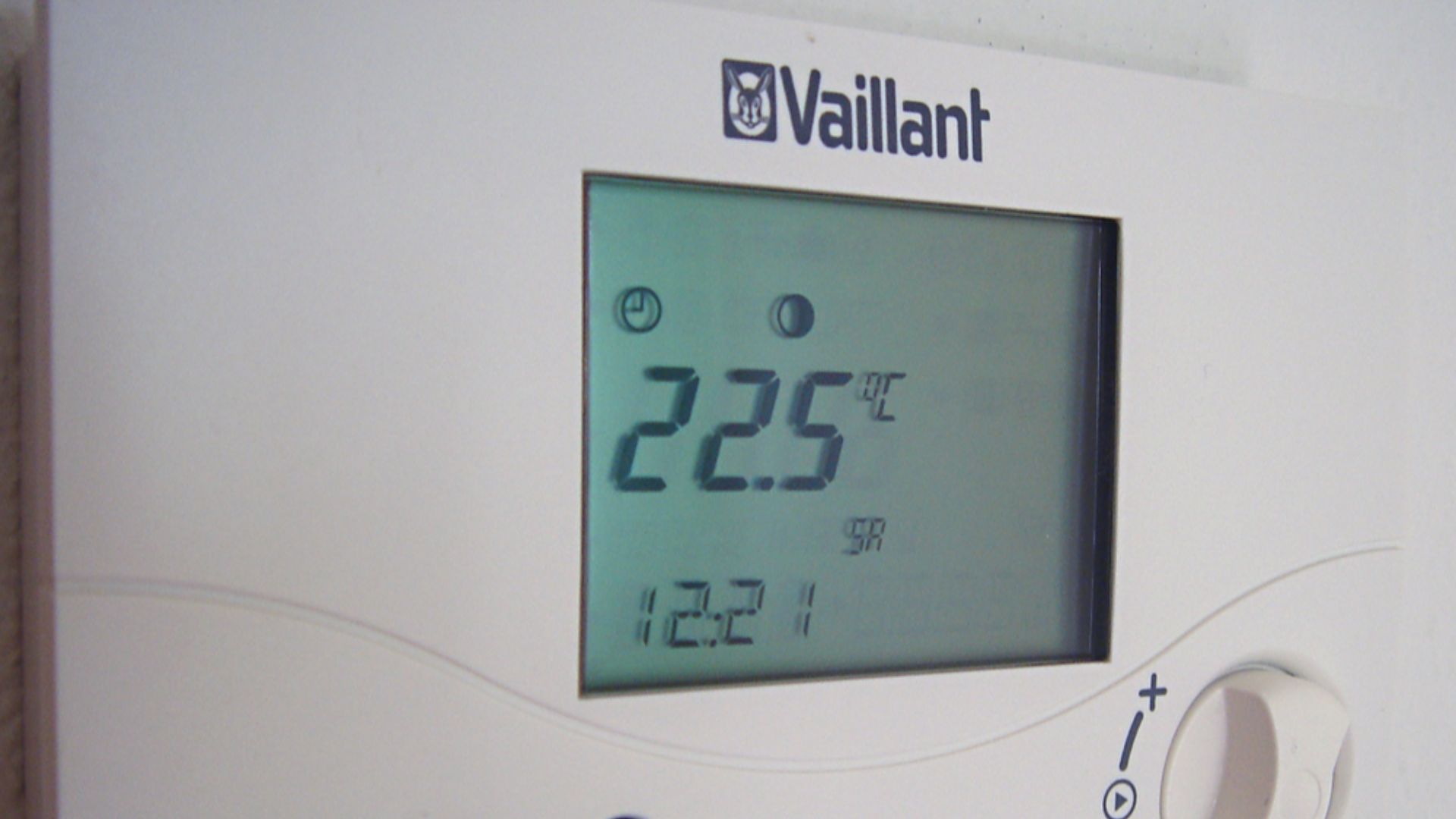 Digital thermostat in the living roomRoom Thermostat