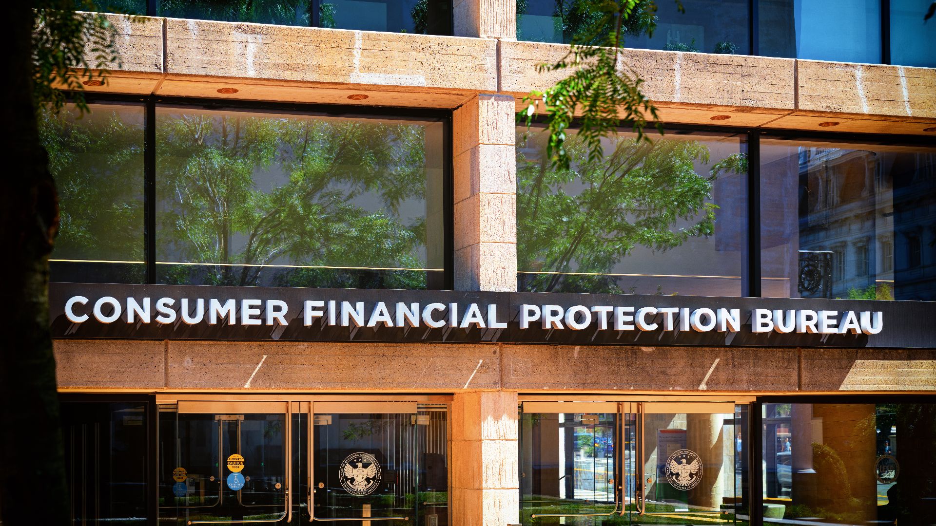 The Consumer Financial Protection Bureau (CFPB) headquarters in downtown Washington, D.C.