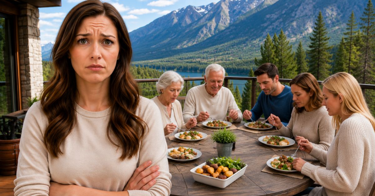 My parents insist we all eat every meal together on vacation