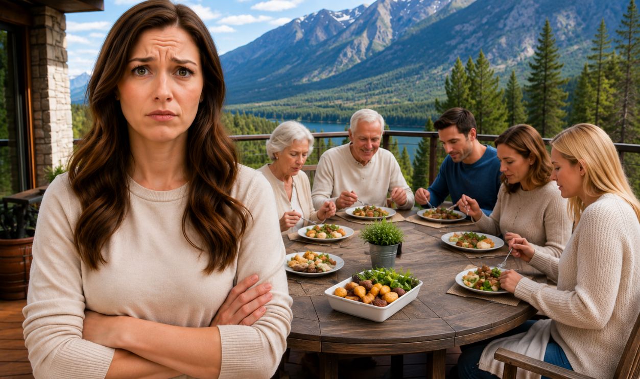 My parents insist we all eat every meal together on vacation