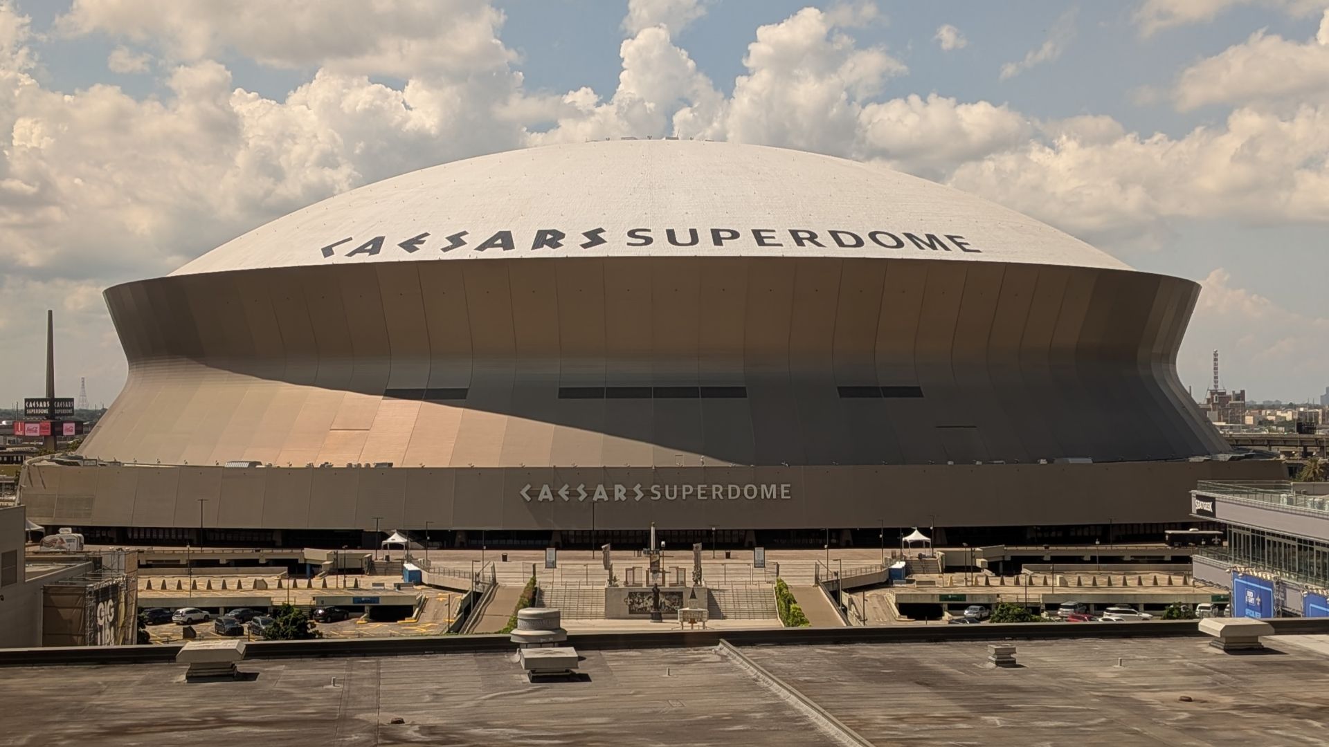 Caesers Superdome, home of Superbowl LIX, Feb 9, 2025. Photo taken on Sept 10, 2025.