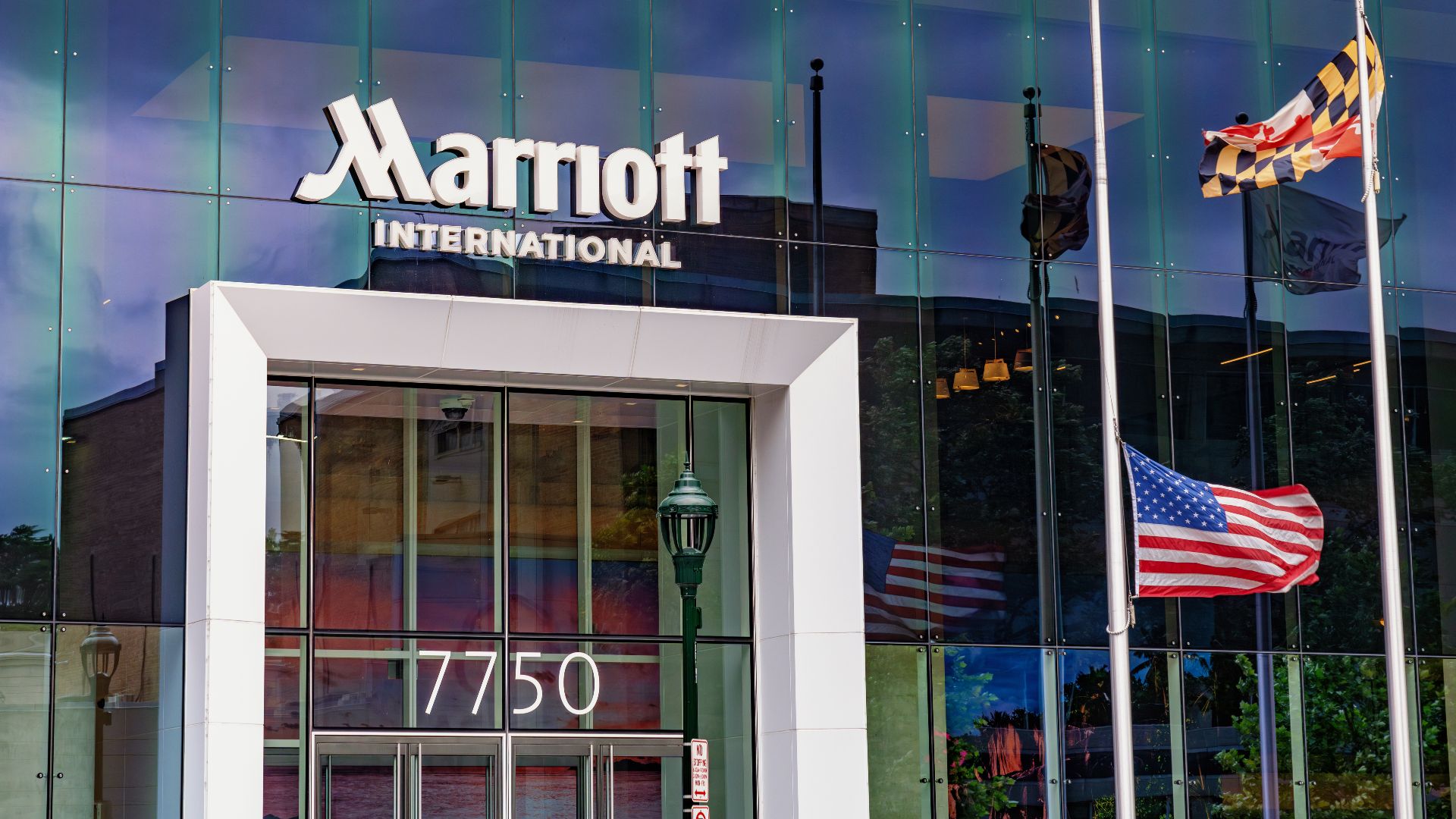 The headquarters of Marriott International in Bethesda, Maryland.