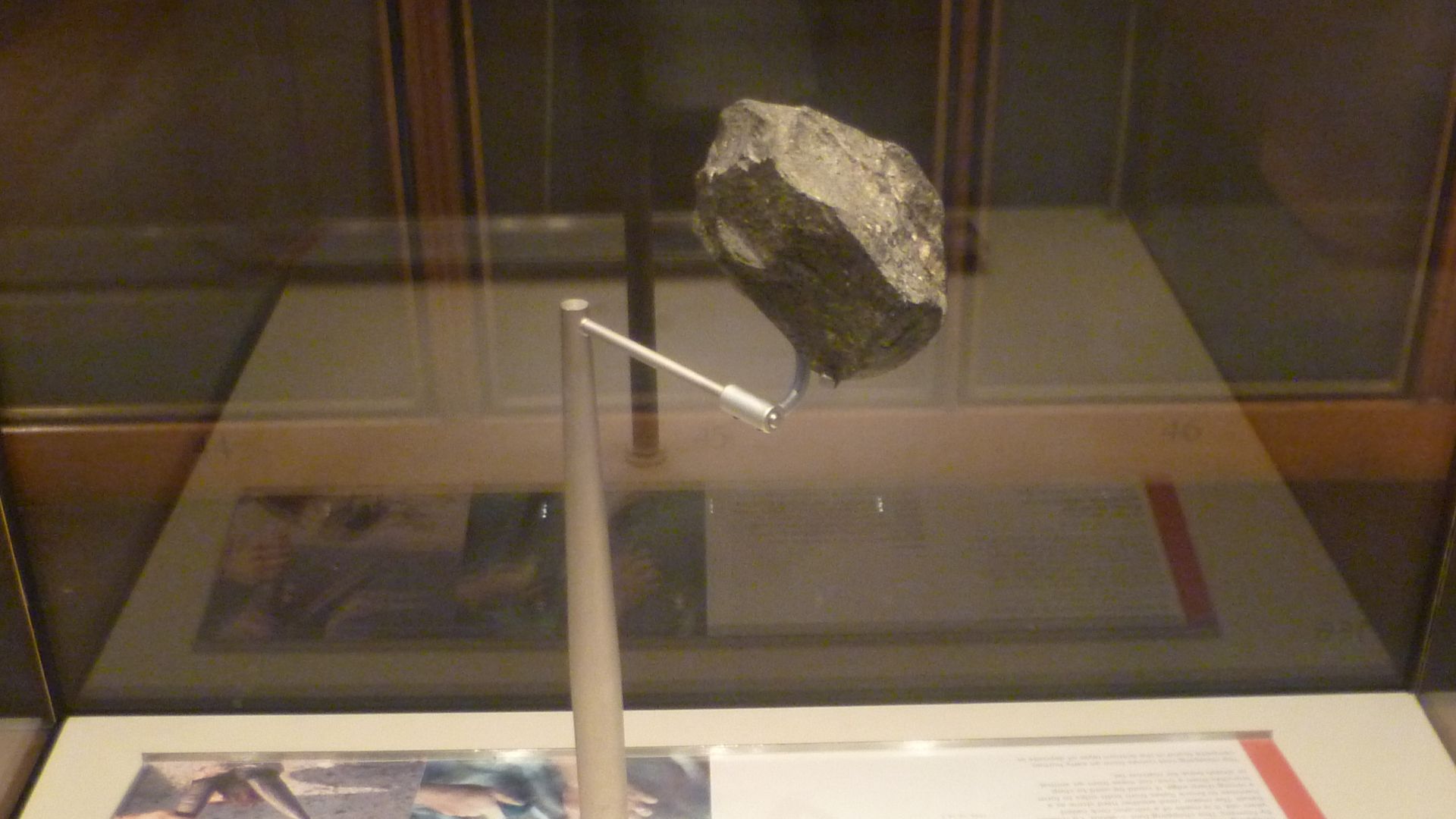 1.8 million years old human made object displayed at the British Museum.