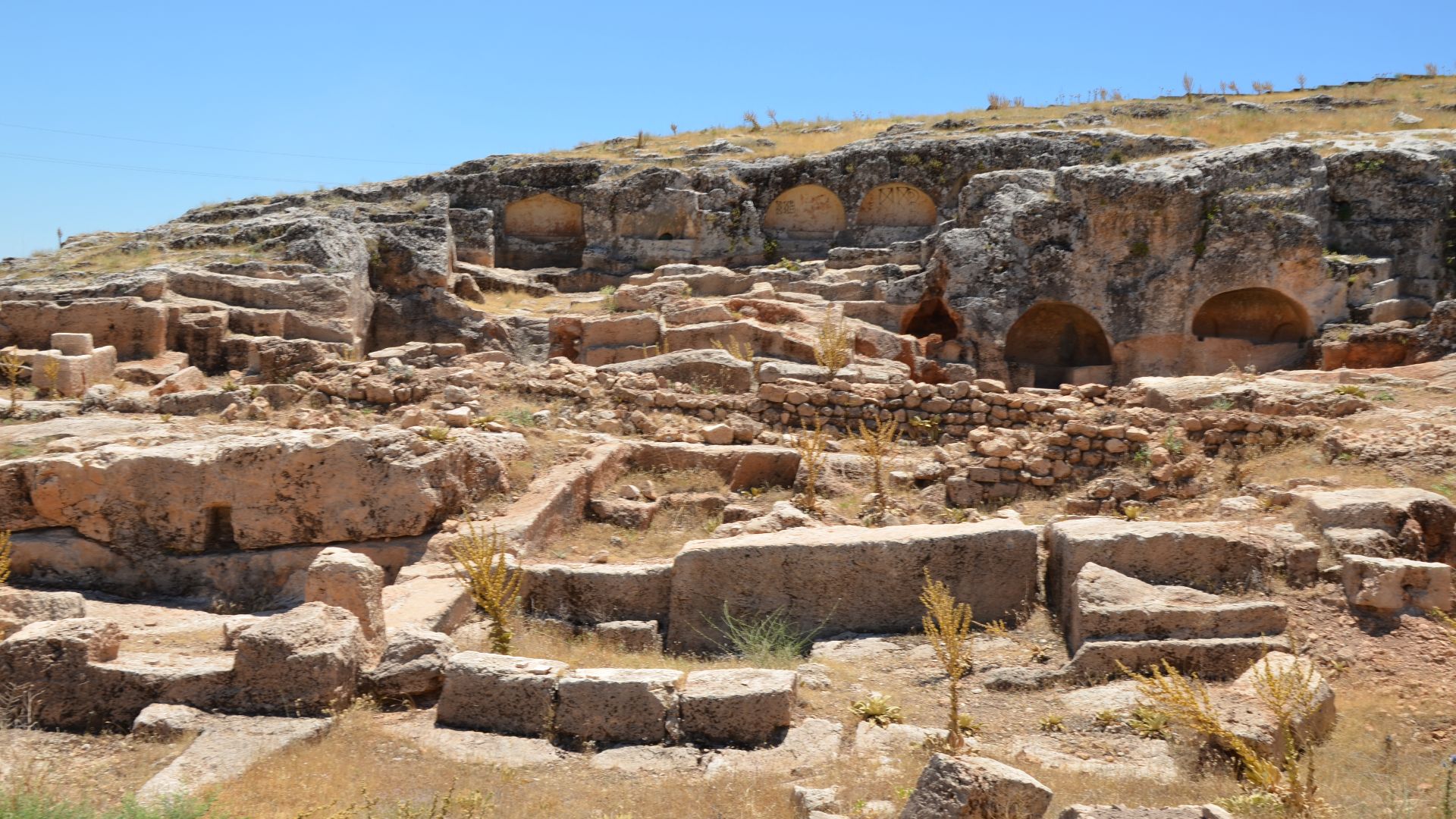 The necropolis of Perrhe, Turkey