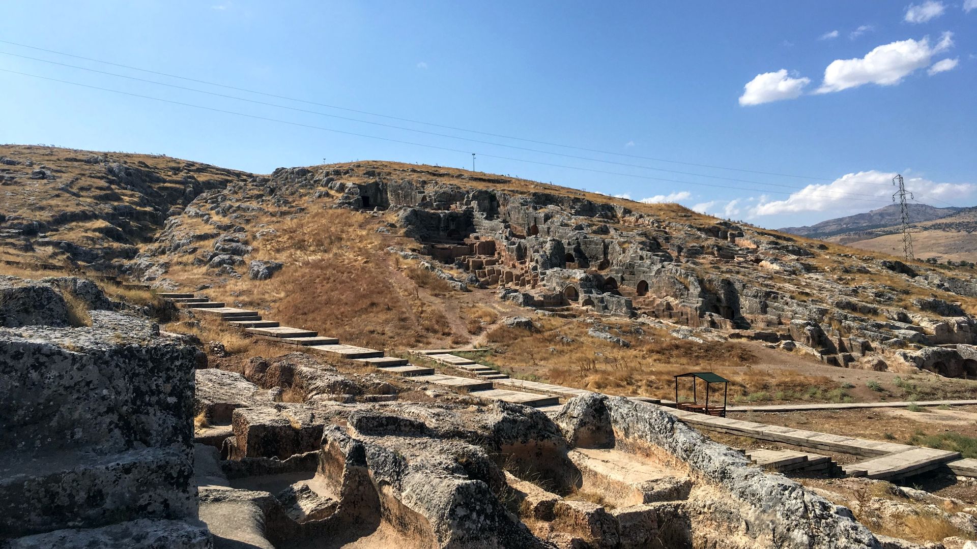 Perre Ancient City, located in east of city center of Adıyaman, which is open-air museum today.