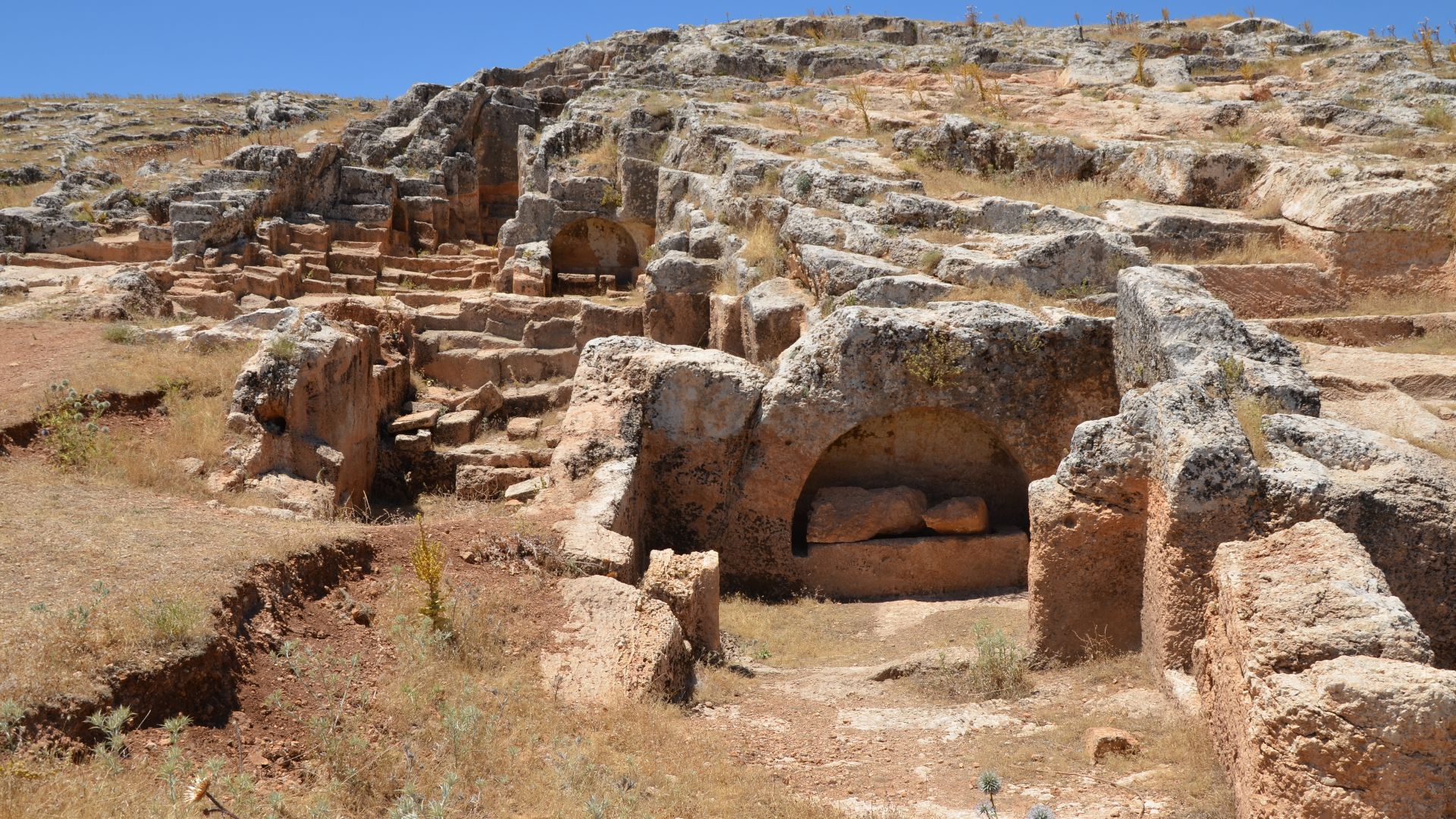 The necropolis of Perrhe, Turkey