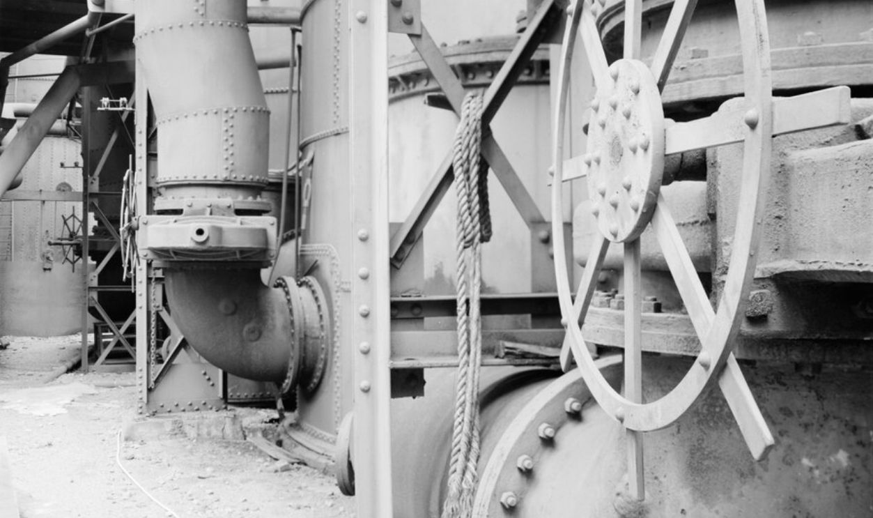 Filedetail View Of Cold Blast Valves For Stoves 12 And 13. - Sloss-Sheffield Steel And Iron, First Avenue North Viaduct At Thirty-Second Street, Birmingham, Jefferson County, Al Haer Ala,37-Birm,4