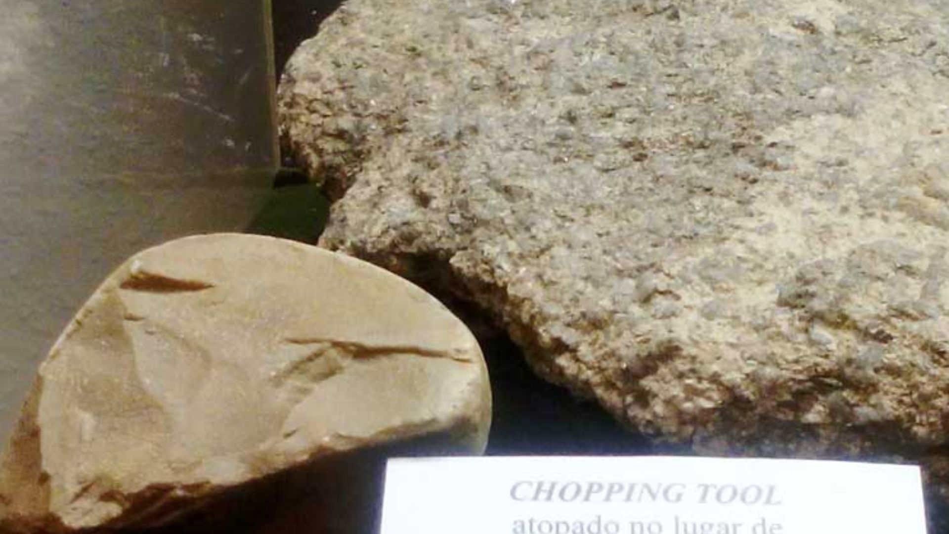 Chopping Tool do Val no Museo das Mariñas, Betanzos.