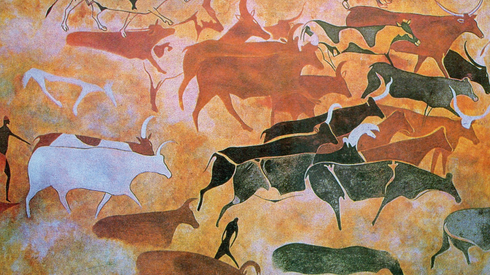 File:Cave painting from the Tassili n'Ajjer mountains.jpg