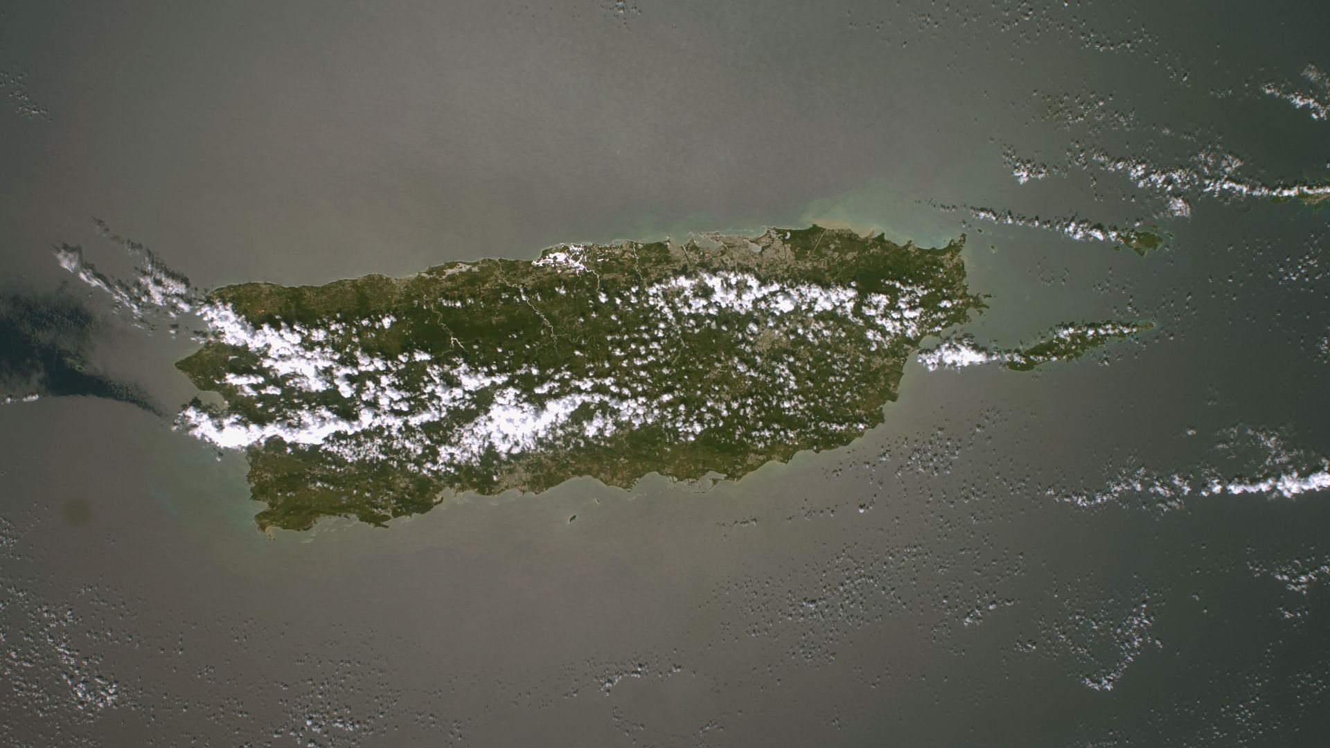 View of Puerto Rico taken during ISS Expedition 17.